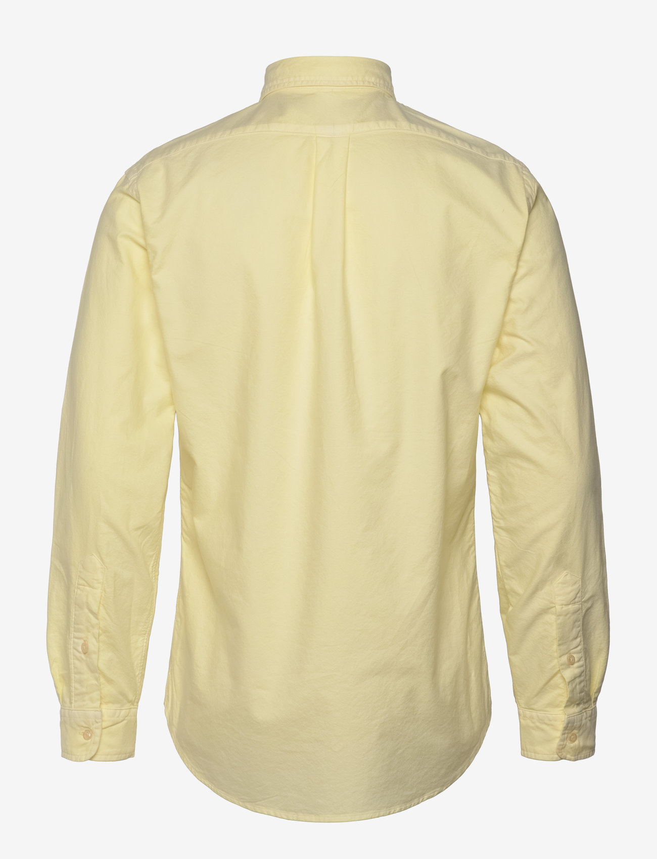 Polo Ralph Lauren - Custom Fit Mineral-Dyed Oxford Shirt - oxford skjorter - lime - 1