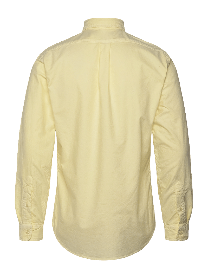 Polo Ralph Lauren - Custom Fit Mineral-Dyed Oxford Shirt - oxford skjorter - lime - 1