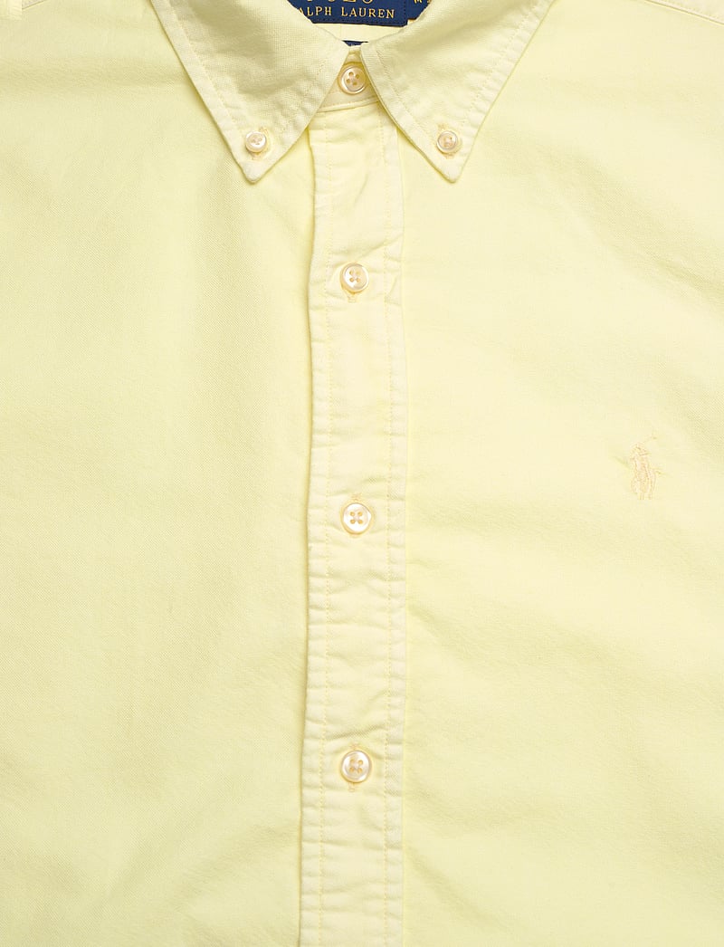 Polo Ralph Lauren - Custom Fit Mineral-Dyed Oxford Shirt - oxford skjorter - lime - 2