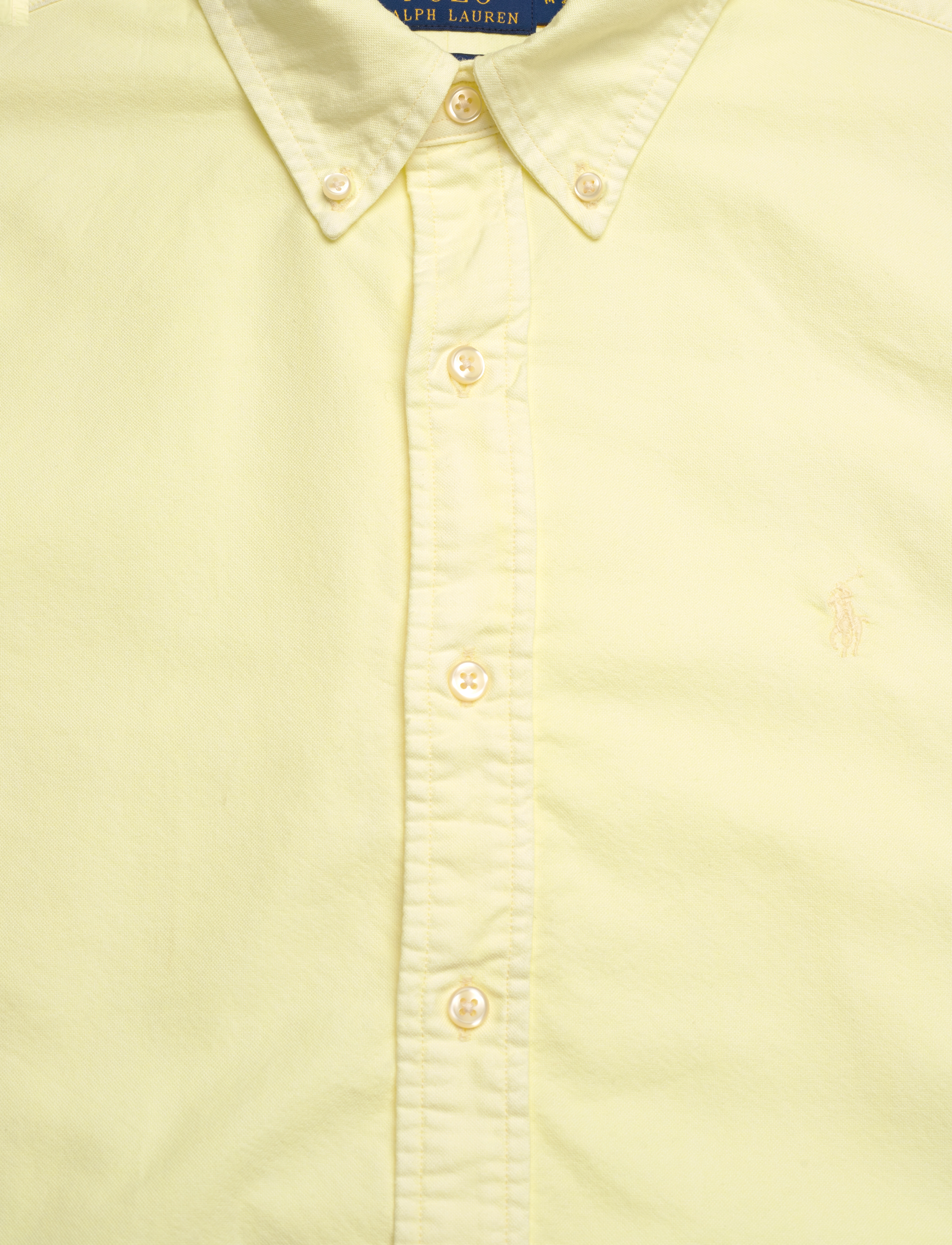 Polo Ralph Lauren - Custom Fit Mineral-Dyed Oxford Shirt - lime - 2