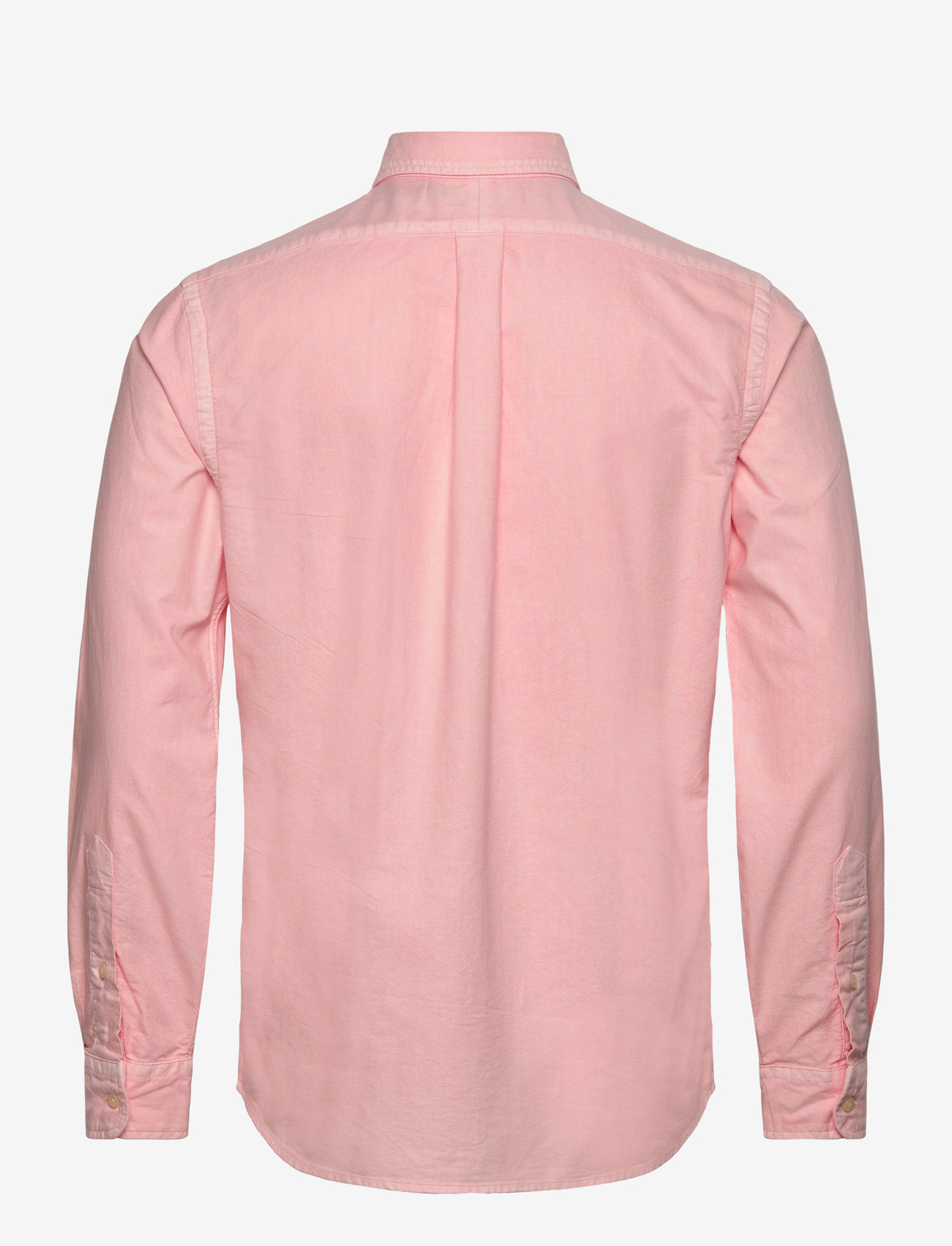 Polo Ralph Lauren - Custom Fit Mineral-Dyed Oxford Shirt - basic skjortor - rose - 1