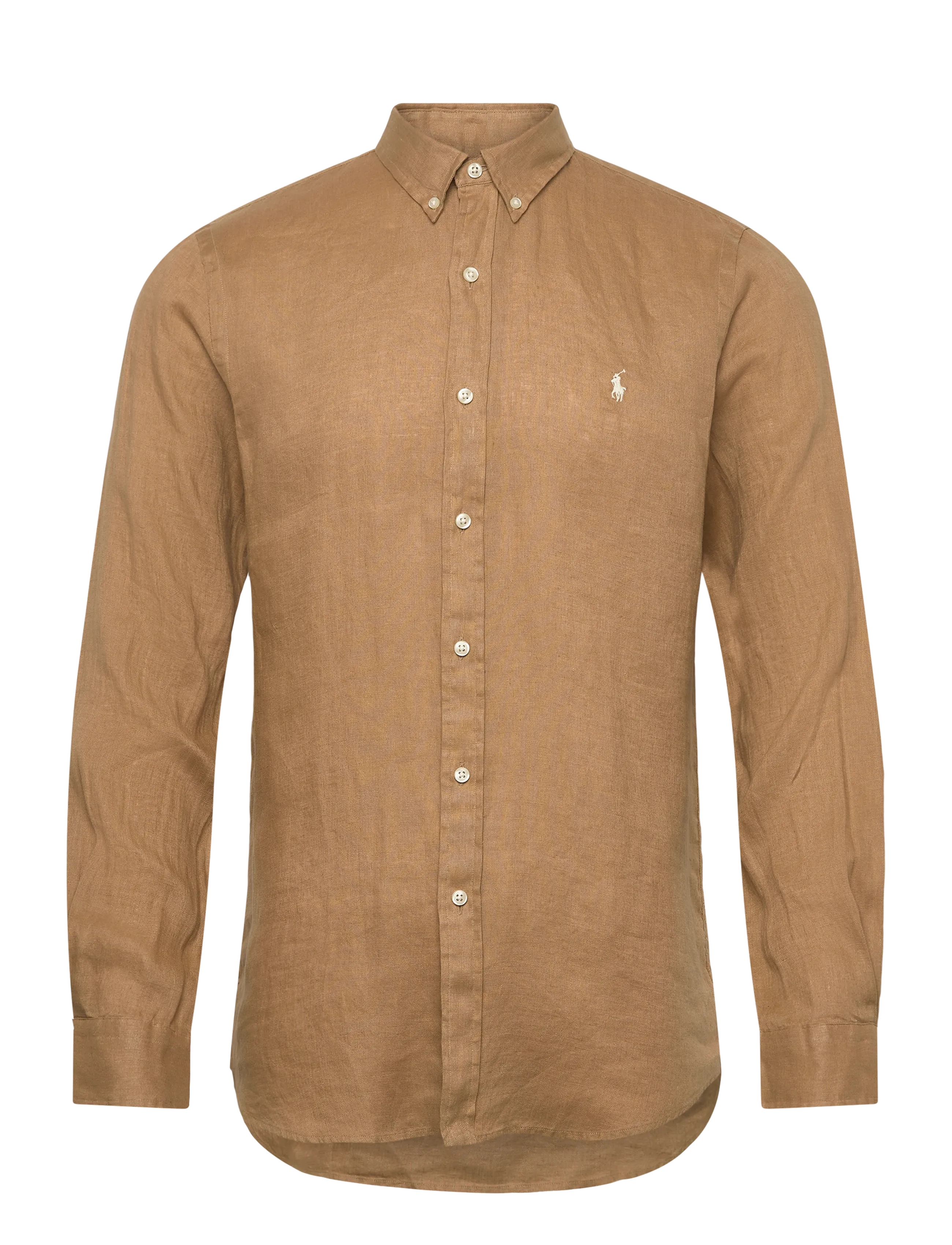 Polo Ralph Lauren - Slim Fit Linen Shirt - leinenhemden - cafe tan - 1
