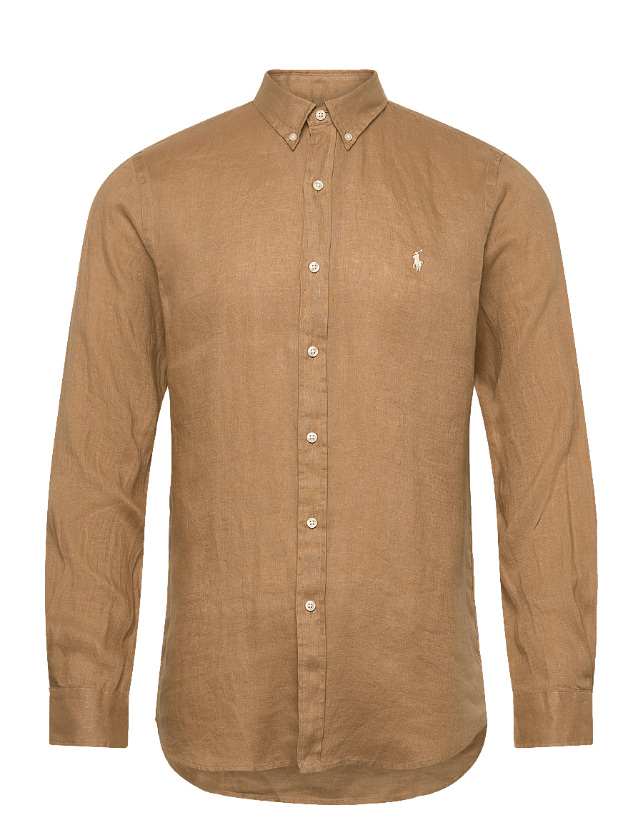 Polo Ralph Lauren - Slim Fit Linen Shirt - leinenhemden - cafe tan - 1