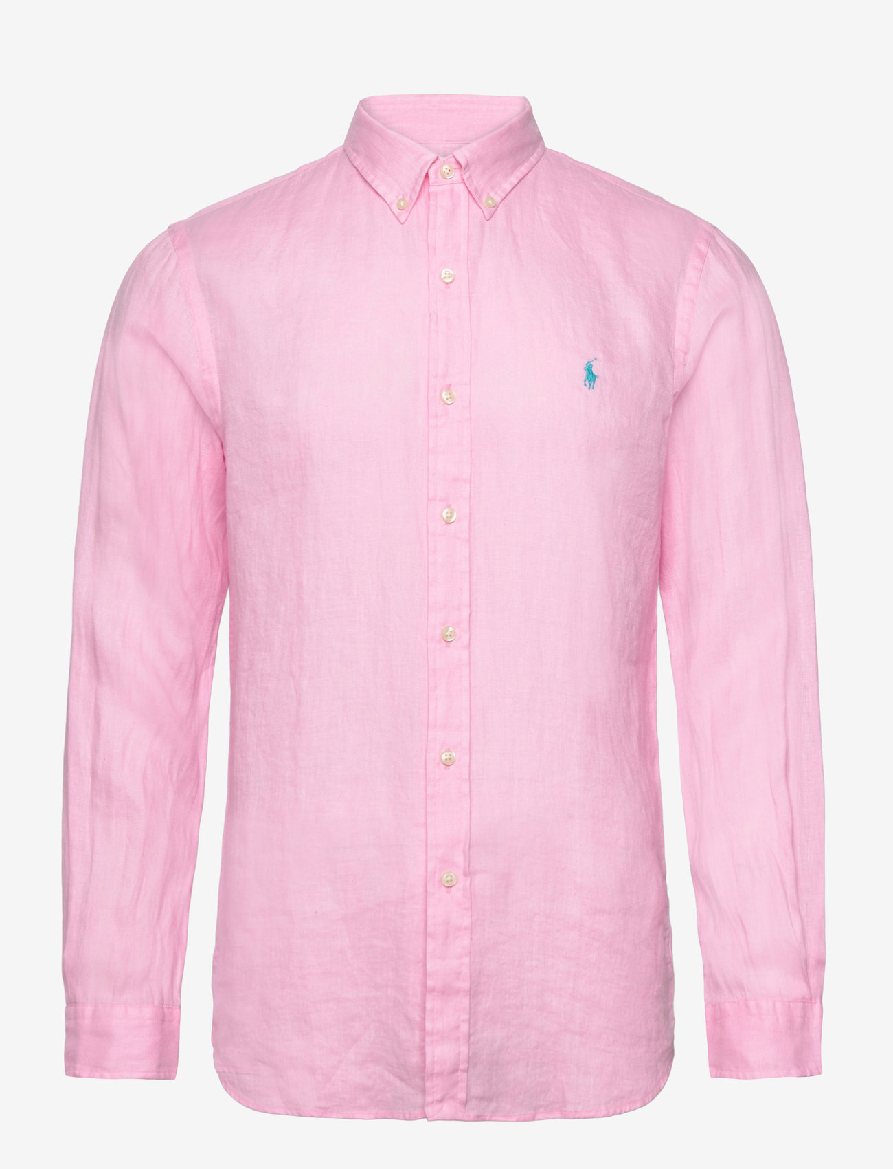 Polo Ralph Lauren - Slim Fit Linen Shirt - basic-hemden - carmel pink - 0