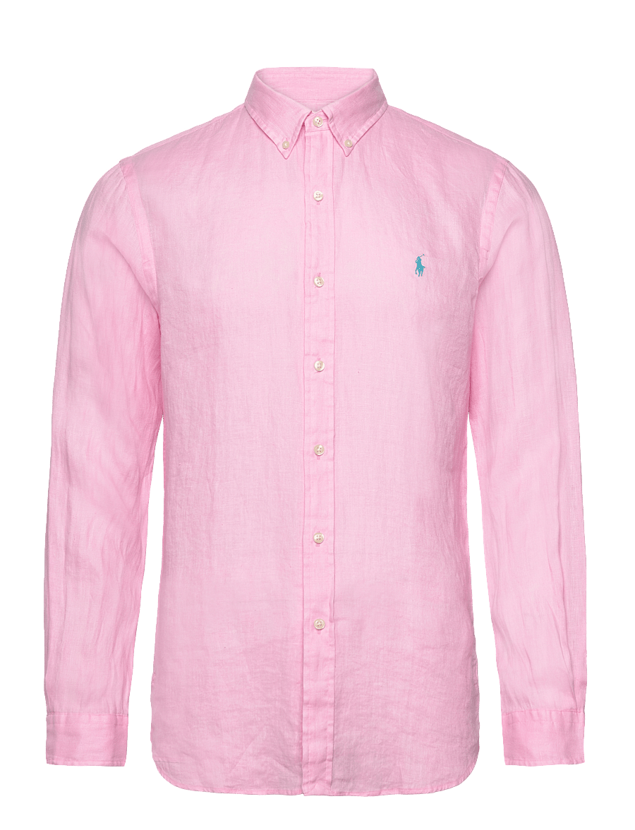 Polo Ralph Lauren - Slim Fit Linen Shirt - hørskjorter - carmel pink - 1