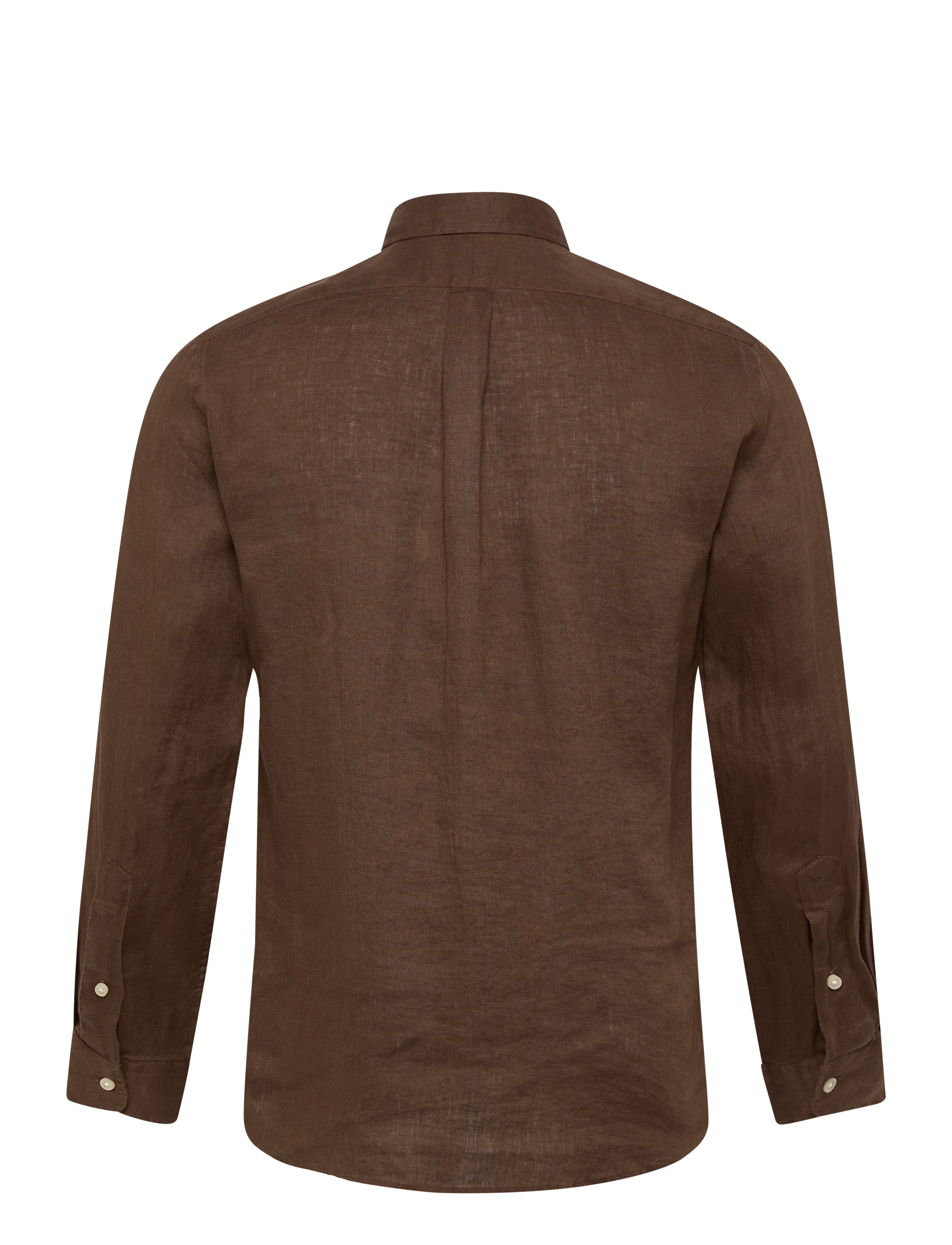 Polo Ralph Lauren - Slim Fit Linen Shirt - hørskjorter - chestnut - 2