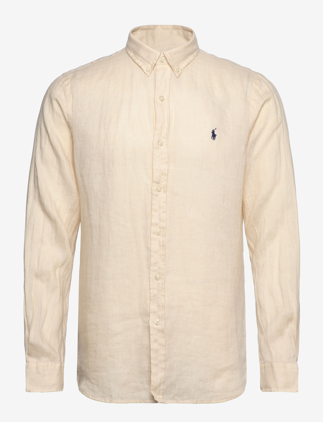 Polo Ralph Lauren - Slim Fit Linen Shirt - basic skjorter - full cream - 0