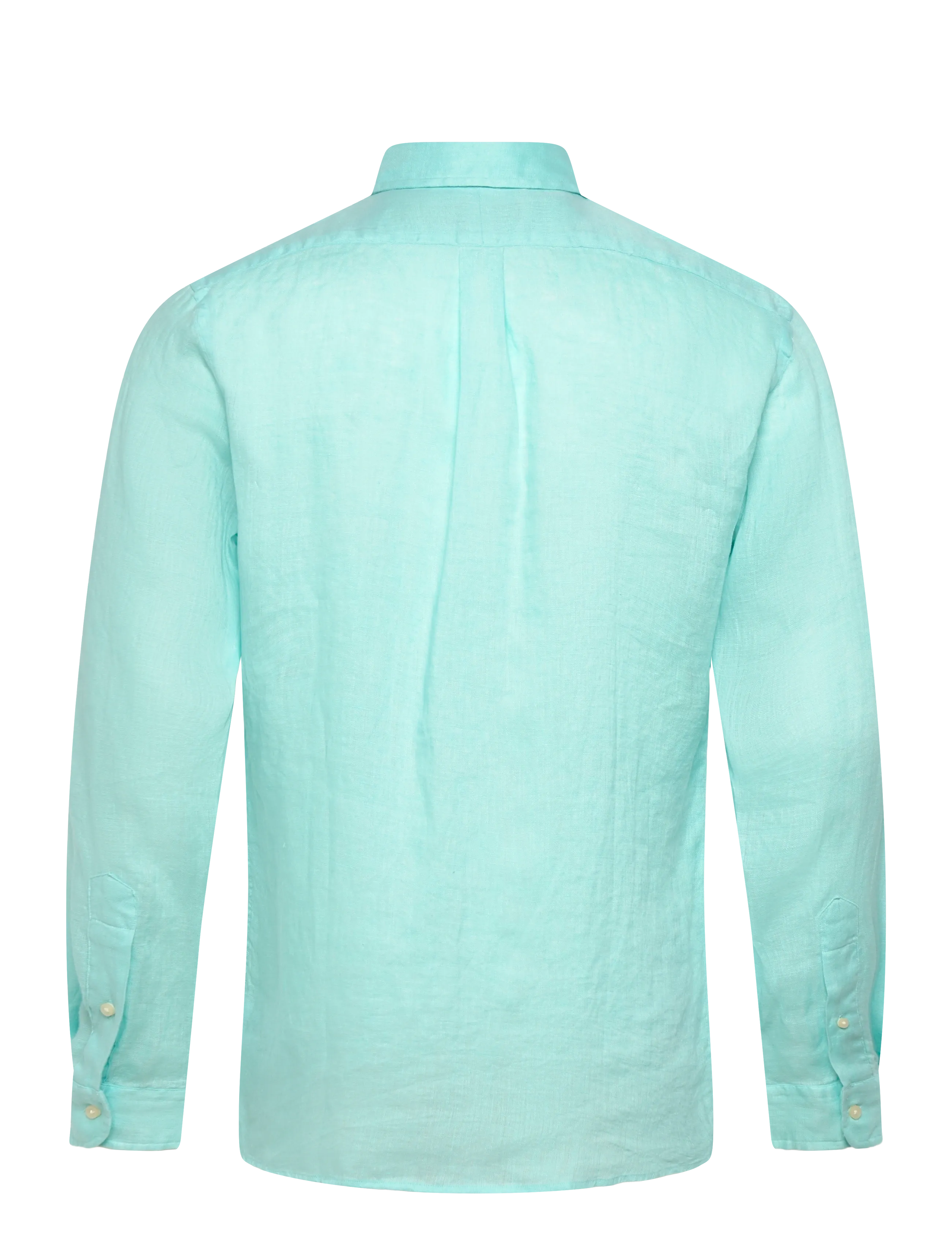 Polo Ralph Lauren - Slim Fit Linen Shirt - hørskjorter - new aqua - 2
