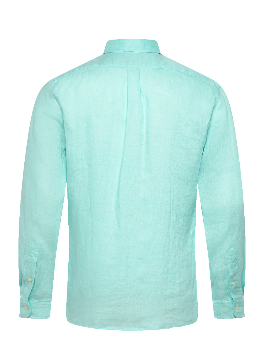 Polo Ralph Lauren - Slim Fit Linen Shirt - hørskjorter - new aqua - 2