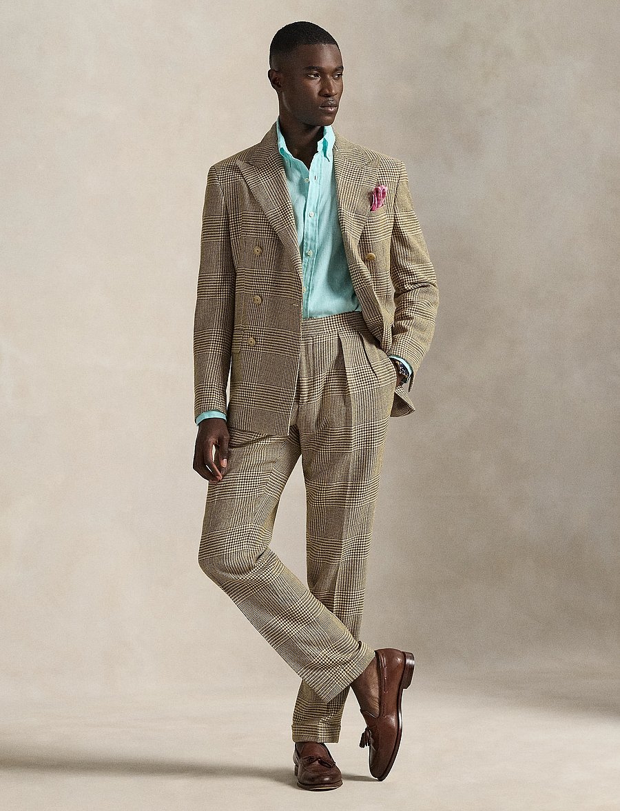 Polo Ralph Lauren - Slim Fit Linen Shirt - hørskjorter - new aqua - 0