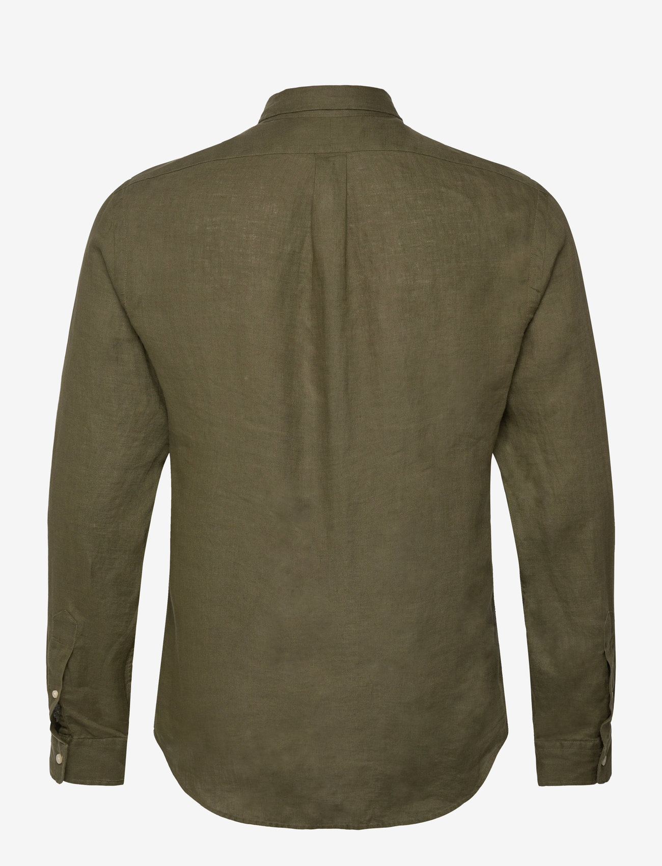 Polo Ralph Lauren - Slim Fit Linen Shirt - hørskjorter - new olive - 1