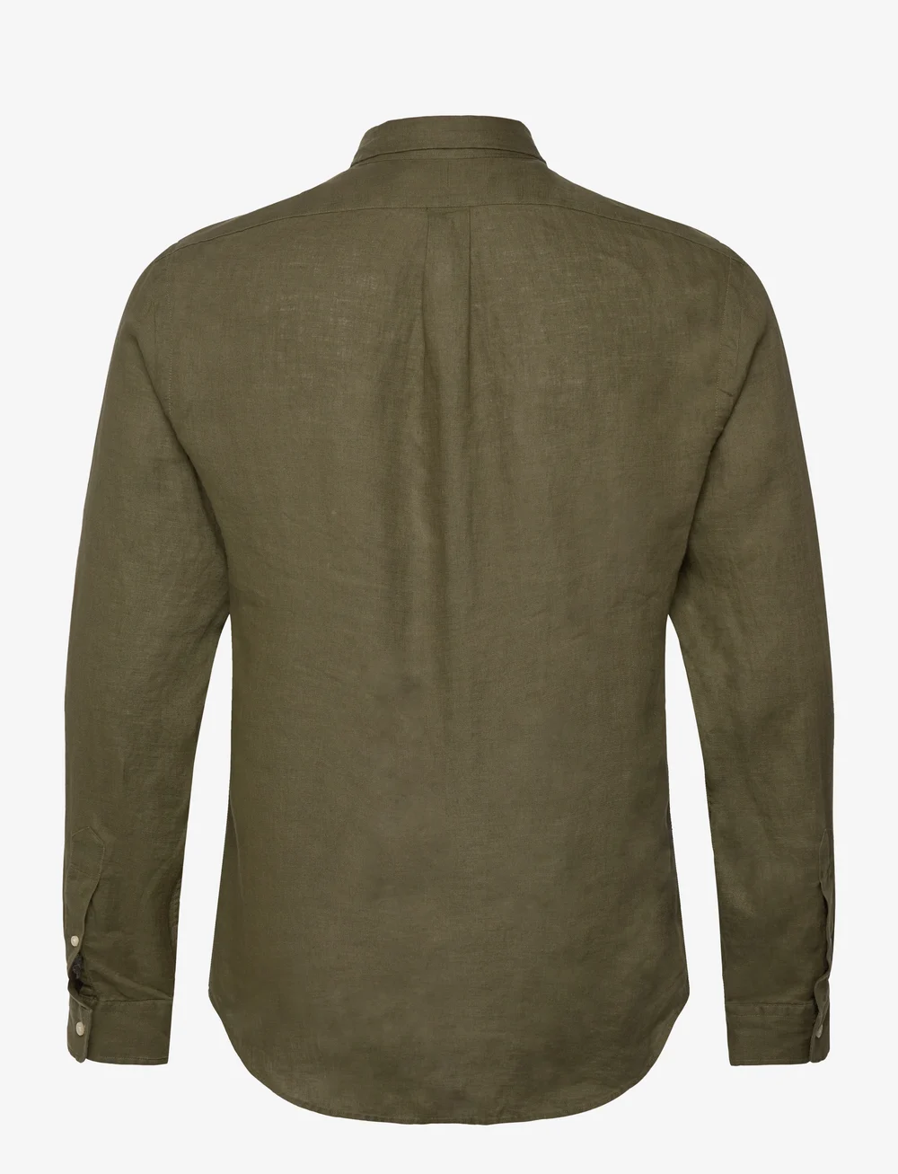 Polo Ralph Lauren - Slim Fit Linen Shirt - hørskjorter - new olive - 1