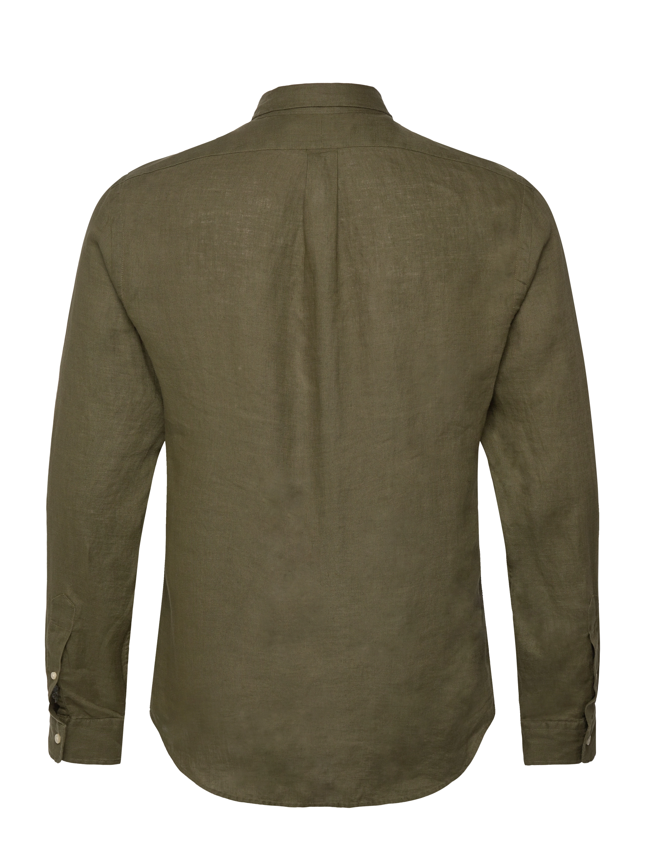 Polo Ralph Lauren - Slim Fit Linen Shirt - hørskjorter - new olive - 2