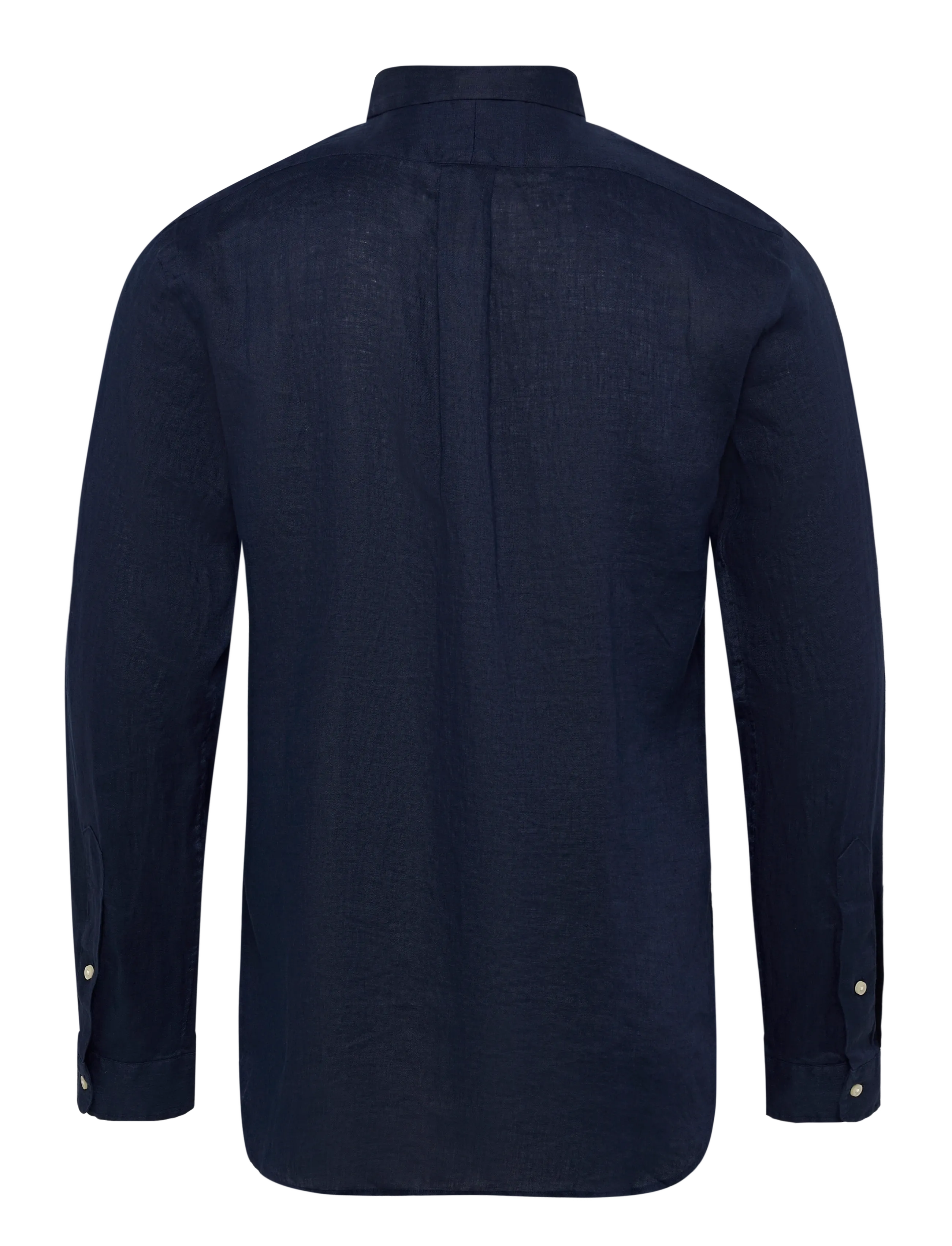 Polo Ralph Lauren - Slim Fit Linen Shirt - hørskjorter - newport navy w/ w - 2