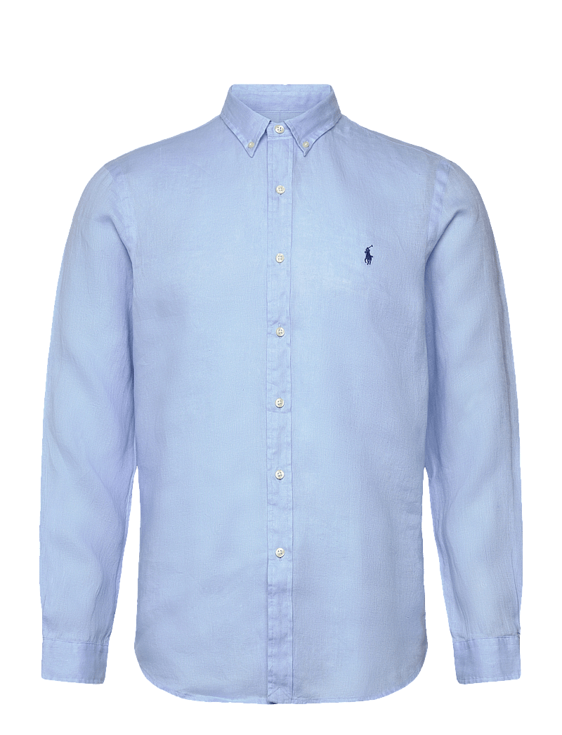 Polo Ralph Lauren - 17/1 PD LINEN V1-SLBDPPCS - leinenhemden - office blue - 0