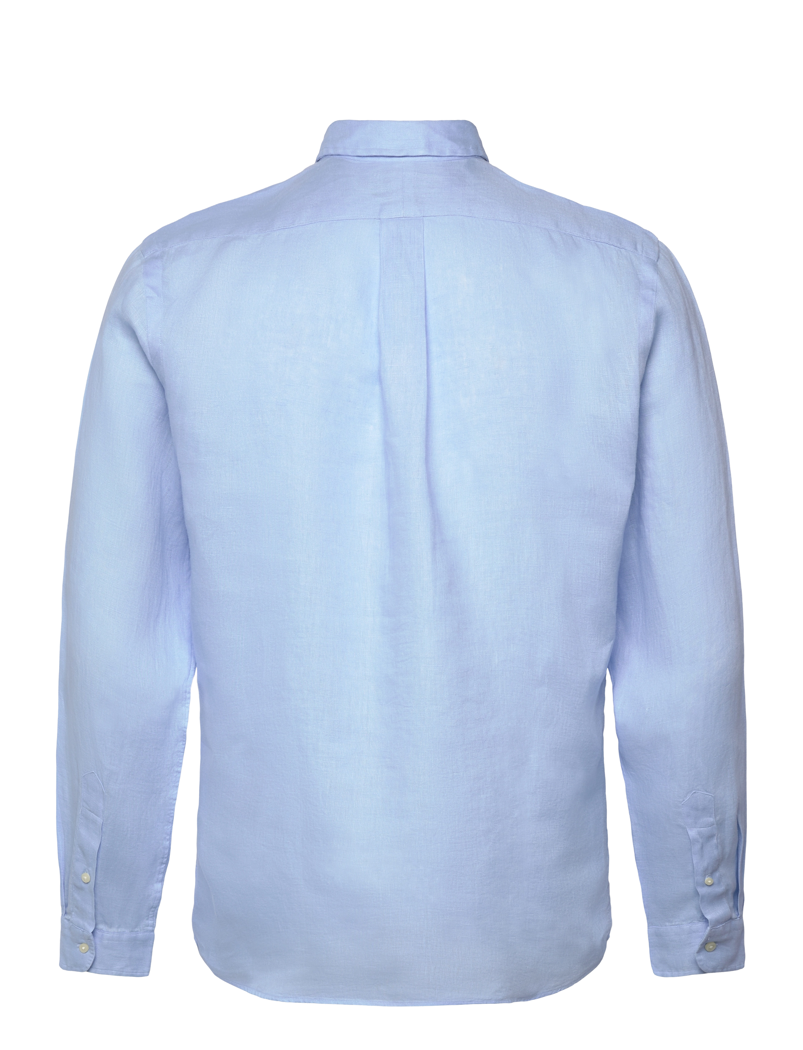Polo Ralph Lauren - Slim Fit Linen Shirt - hørskjorter - office blue - 1