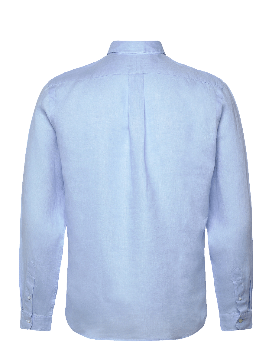 Polo Ralph Lauren - Slim Fit Linen Shirt - hørskjorter - office blue - 1