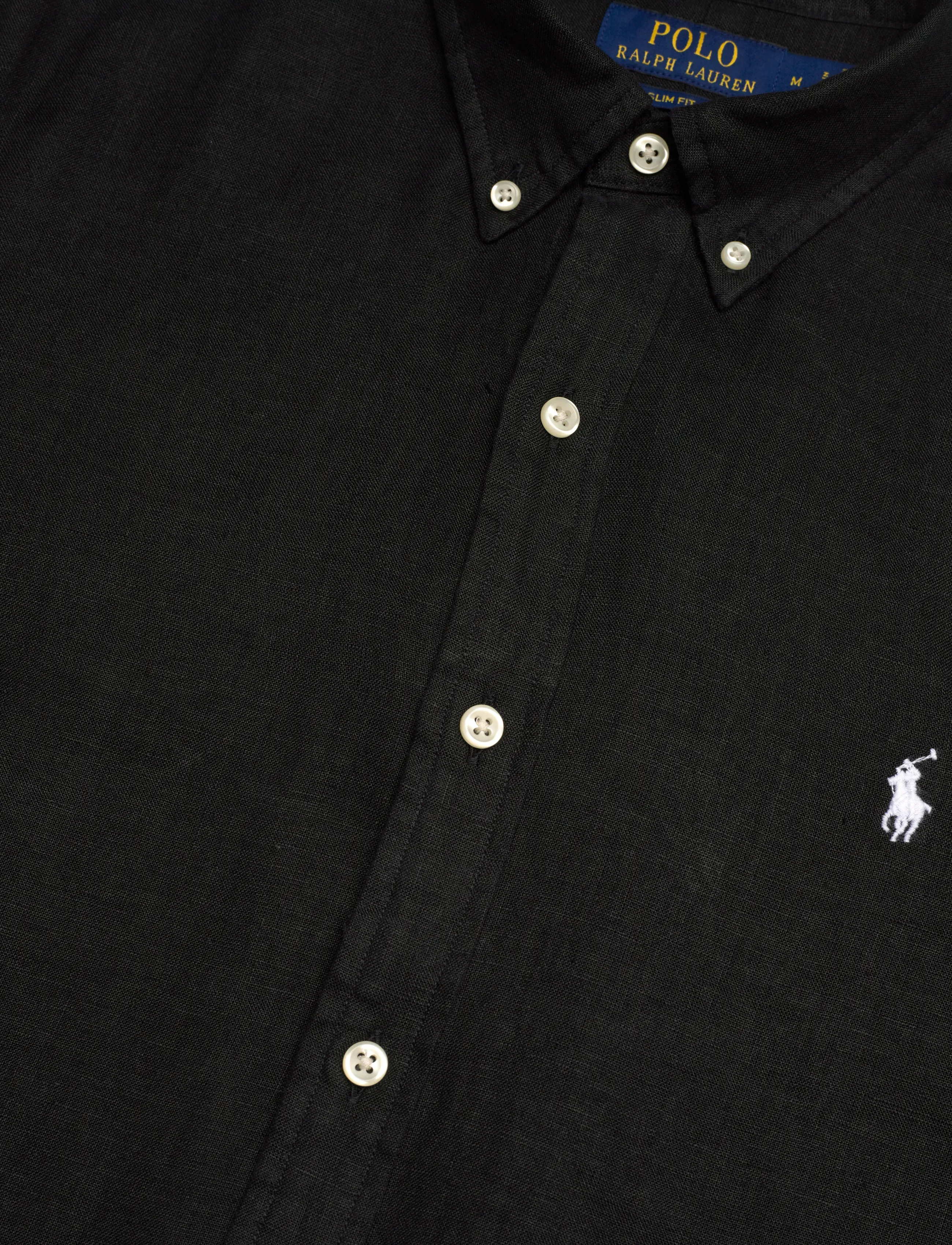 Polo Ralph Lauren - Slim Fit Linen Shirt - linased särgid - polo black - 3