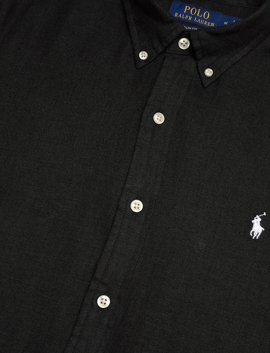Polo Ralph Lauren - Slim Fit Linen Shirt - linased särgid - polo black - 3