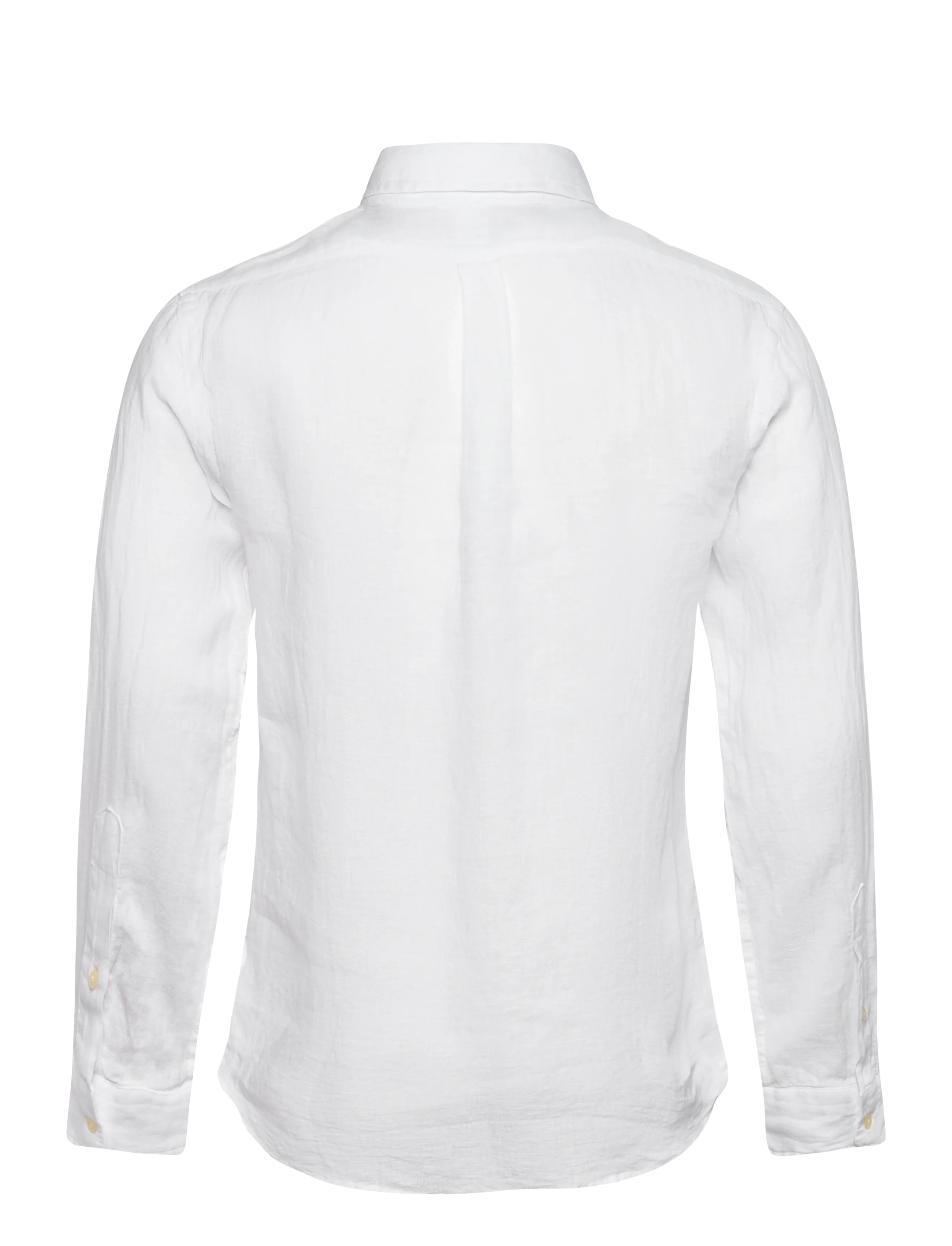 Polo Ralph Lauren - Slim Fit Linen Shirt - linskjorter - white - 1