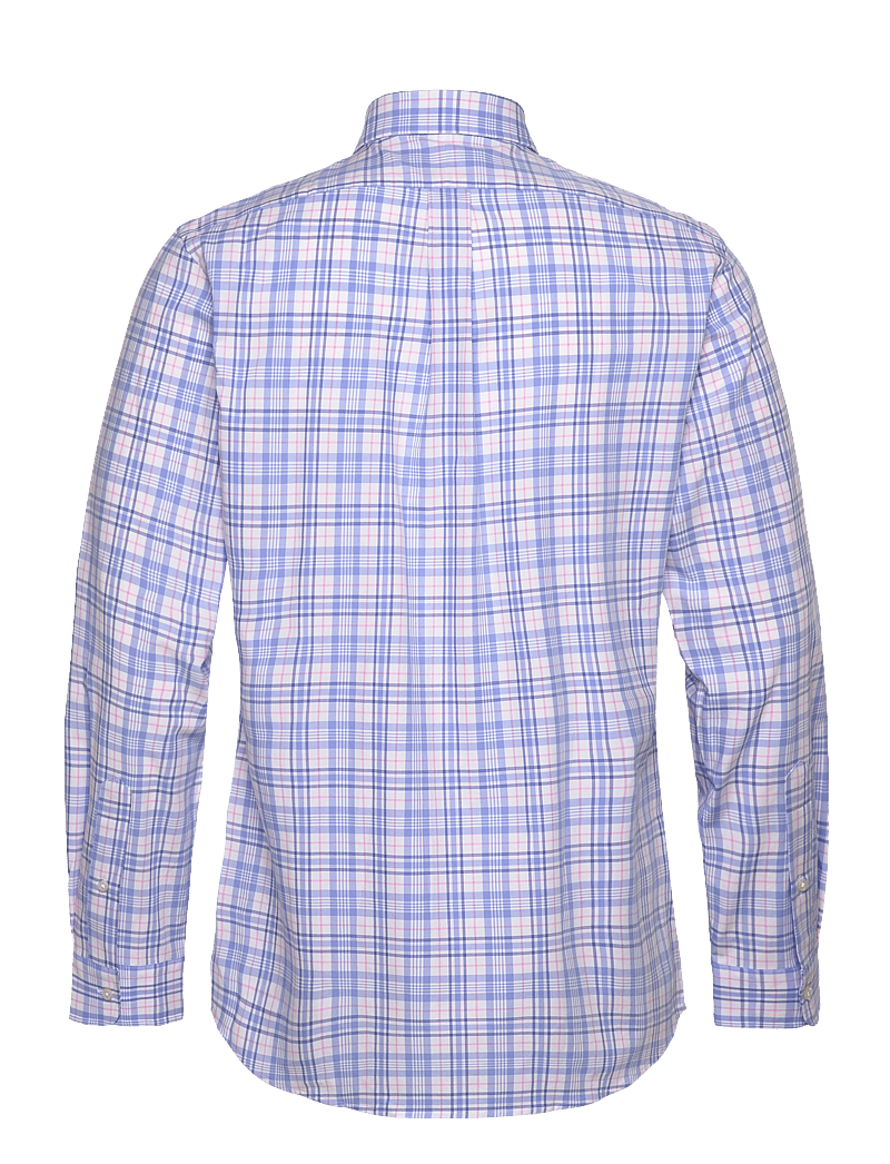 Polo Ralph Lauren - Custom Fit Checked Stretch Poplin Shirt - shop efter anledning - 6781b blue pink m - 1