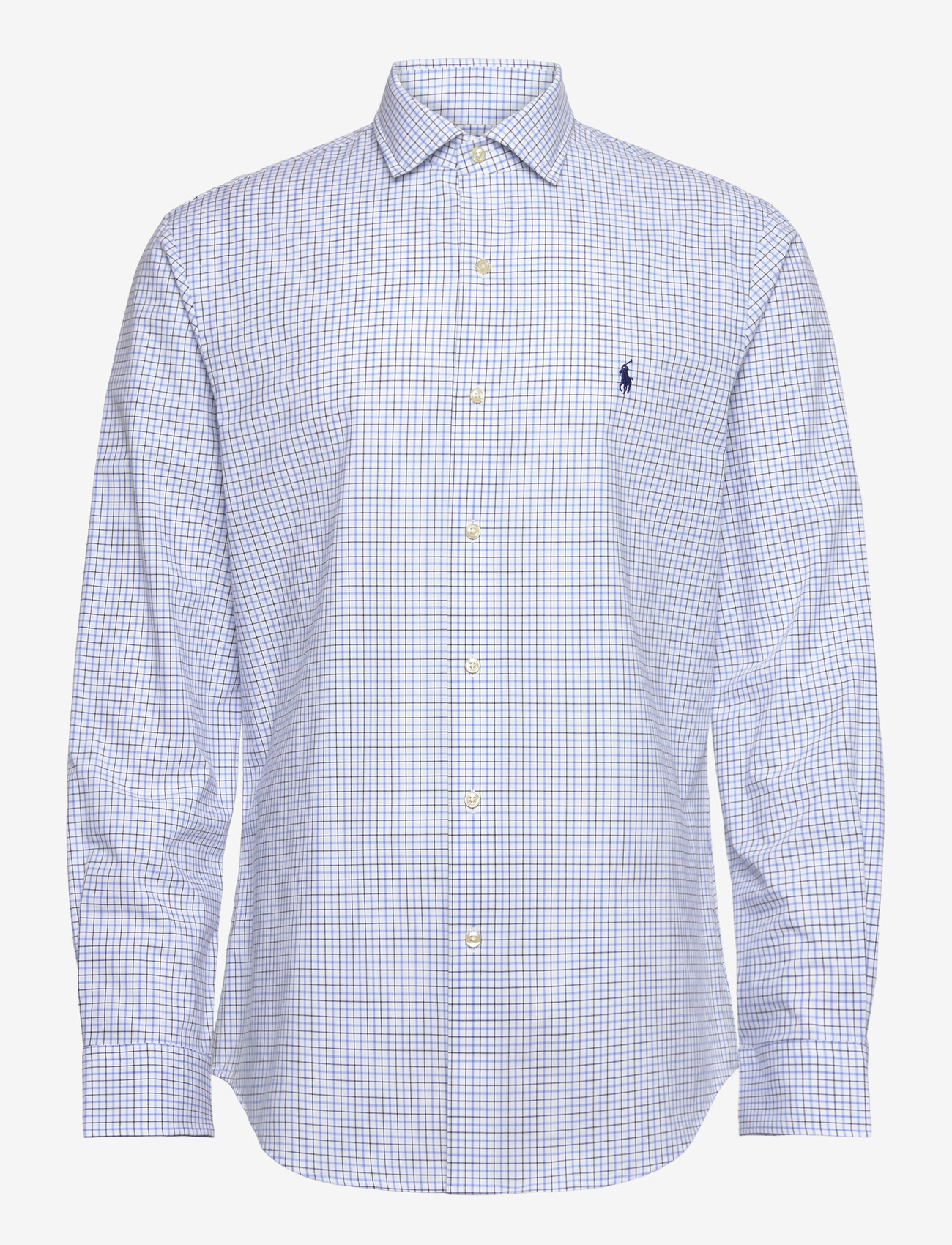 Polo Ralph Lauren - Slim Fit Stretch Poplin Shirt - basic skjorter - 7111a white blue - 0