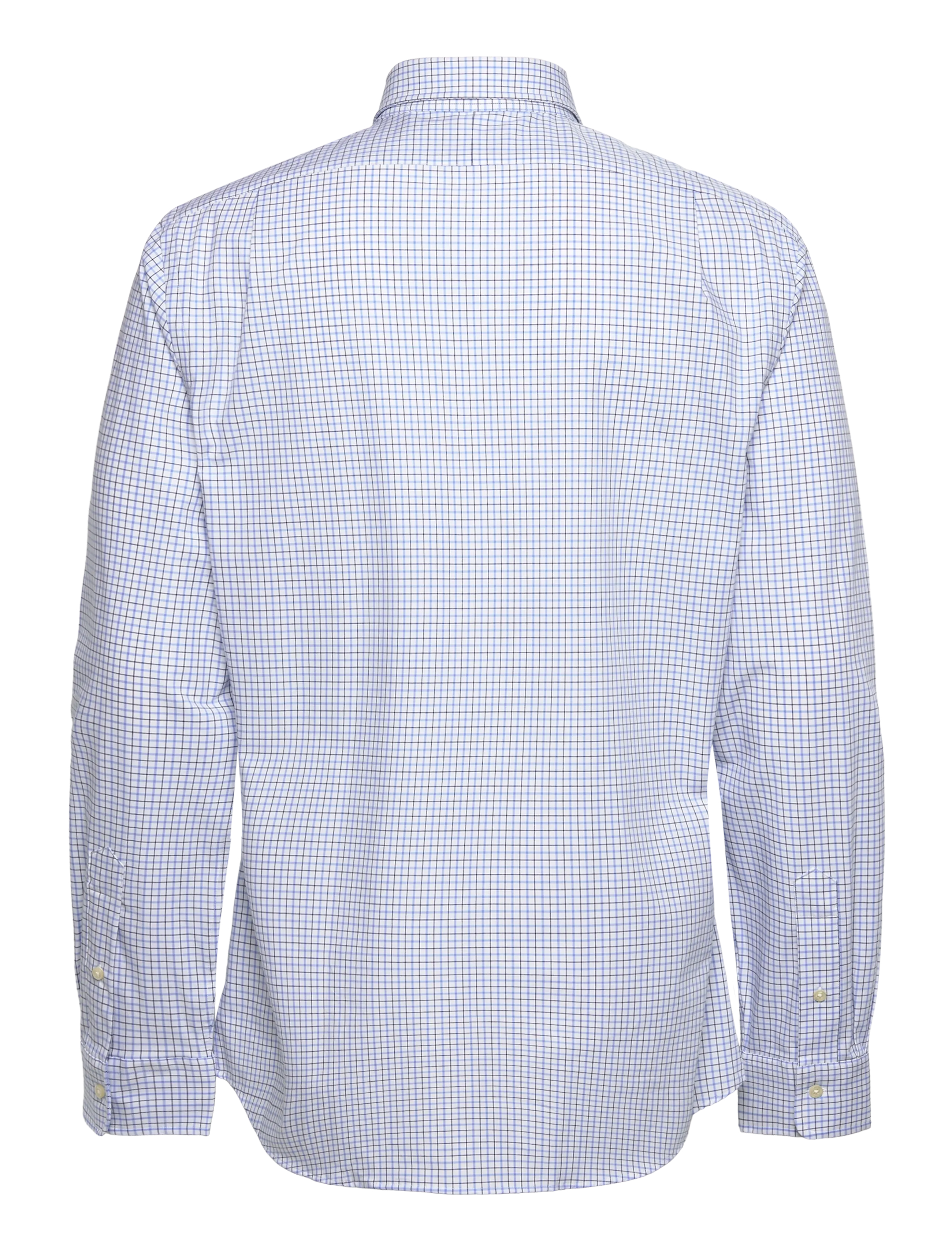 Polo Ralph Lauren - Slim Fit Stretch Poplin Shirt - karierte hemden - 7111a white blue - 2