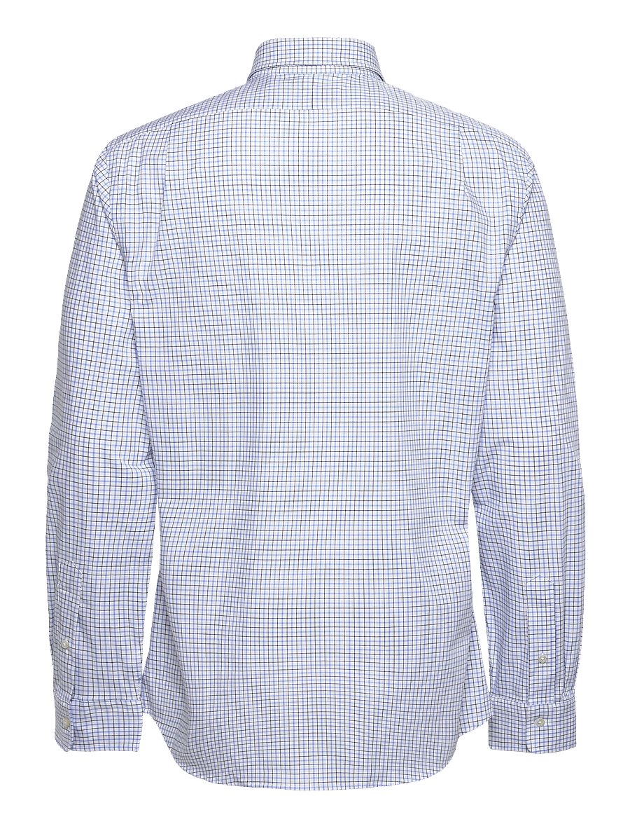 Polo Ralph Lauren - Slim Fit Stretch Poplin Shirt - karierte hemden - 7111a white blue - 2