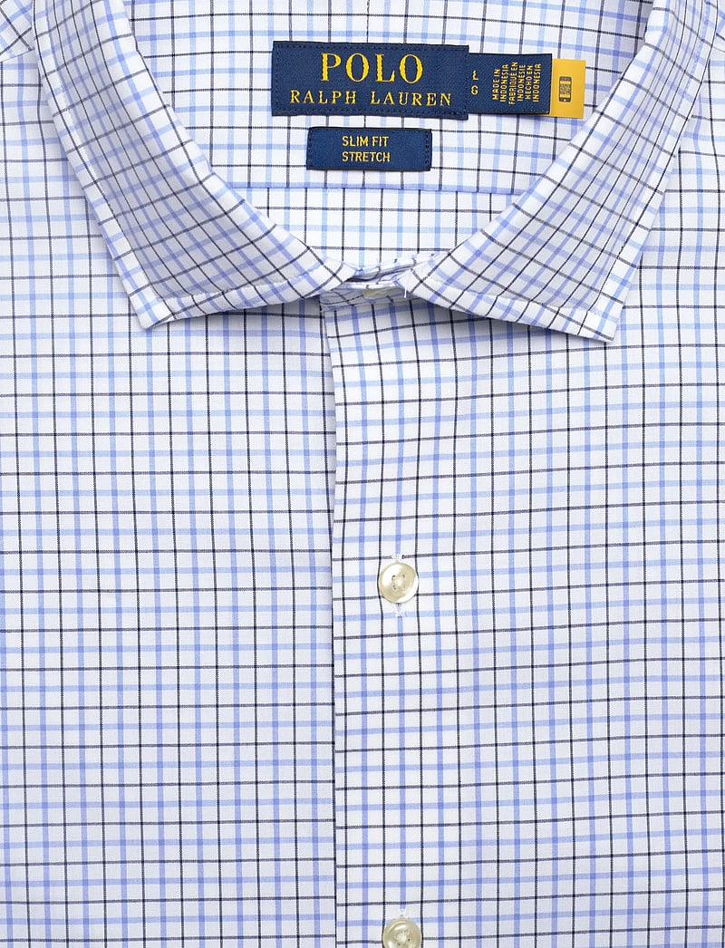 Polo Ralph Lauren - Slim Fit Stretch Poplin Shirt - basic skjorter - 7111a white blue - 2