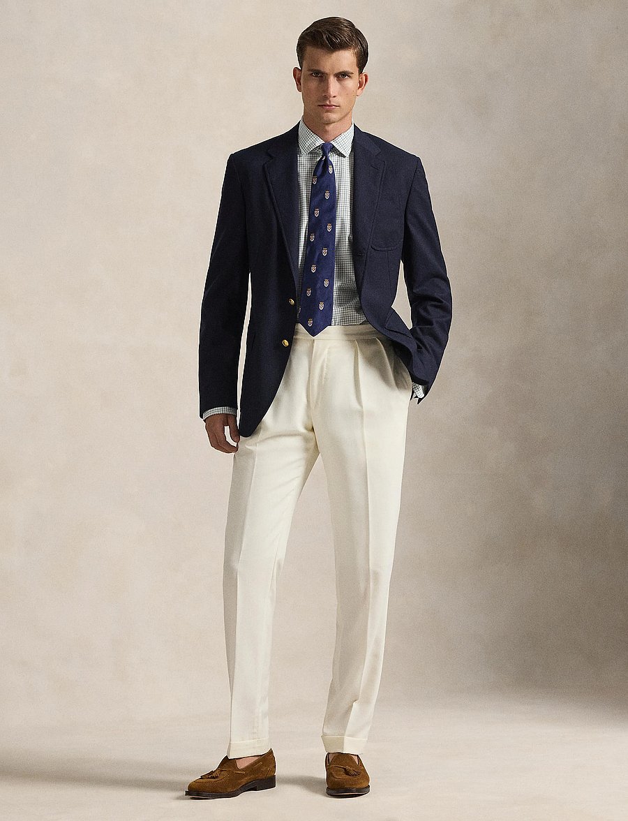 Polo Ralph Lauren - Slim Fit Stretch Poplin Shirt - ternede skjorter - 7111c white essex - 0
