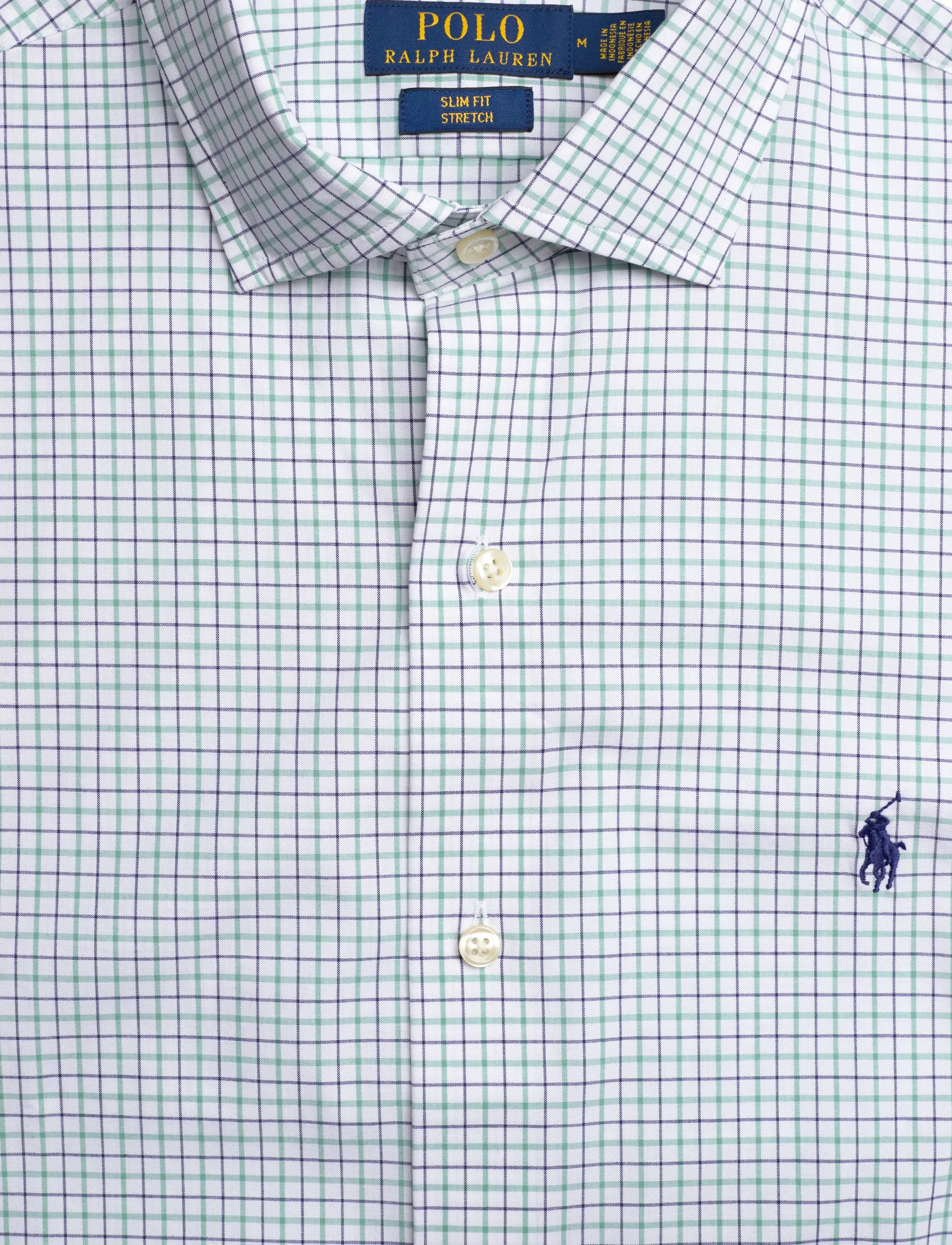 Polo Ralph Lauren - Slim Fit Stretch Poplin Shirt - ternede skjorter - 7111c white essex - 3