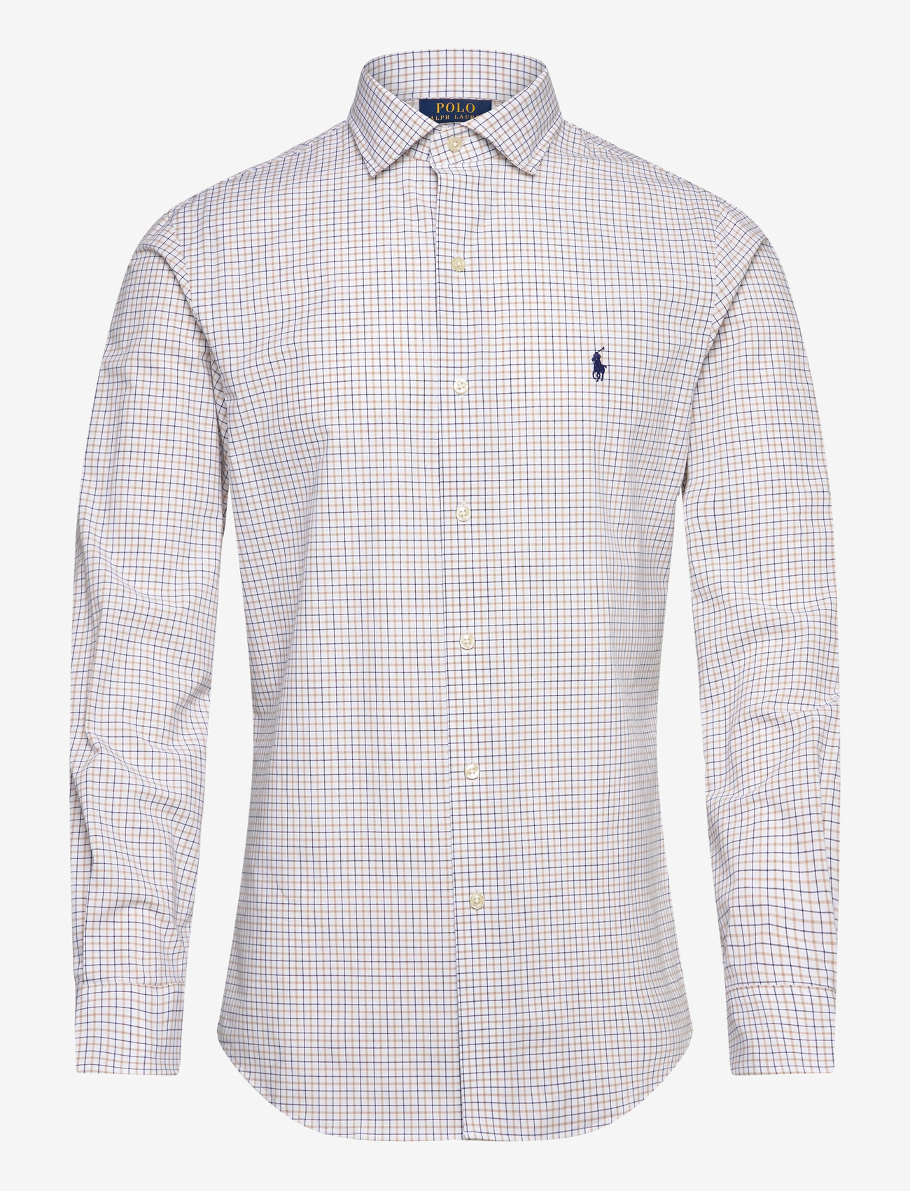 Polo Ralph Lauren - Slim Fit Stretch Poplin Shirt - ternede skjorter - 7111d white coast - 0