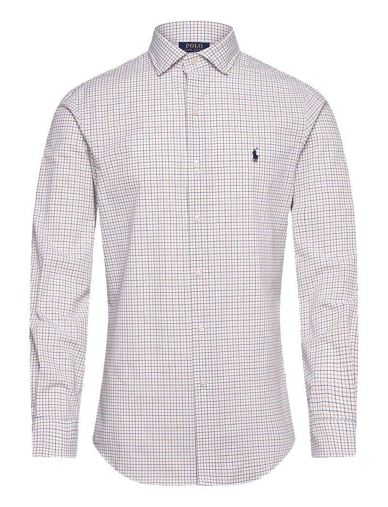 Polo Ralph Lauren - Slim Fit Stretch Poplin Shirt - ternede skjorter - 7111d white coast - 0