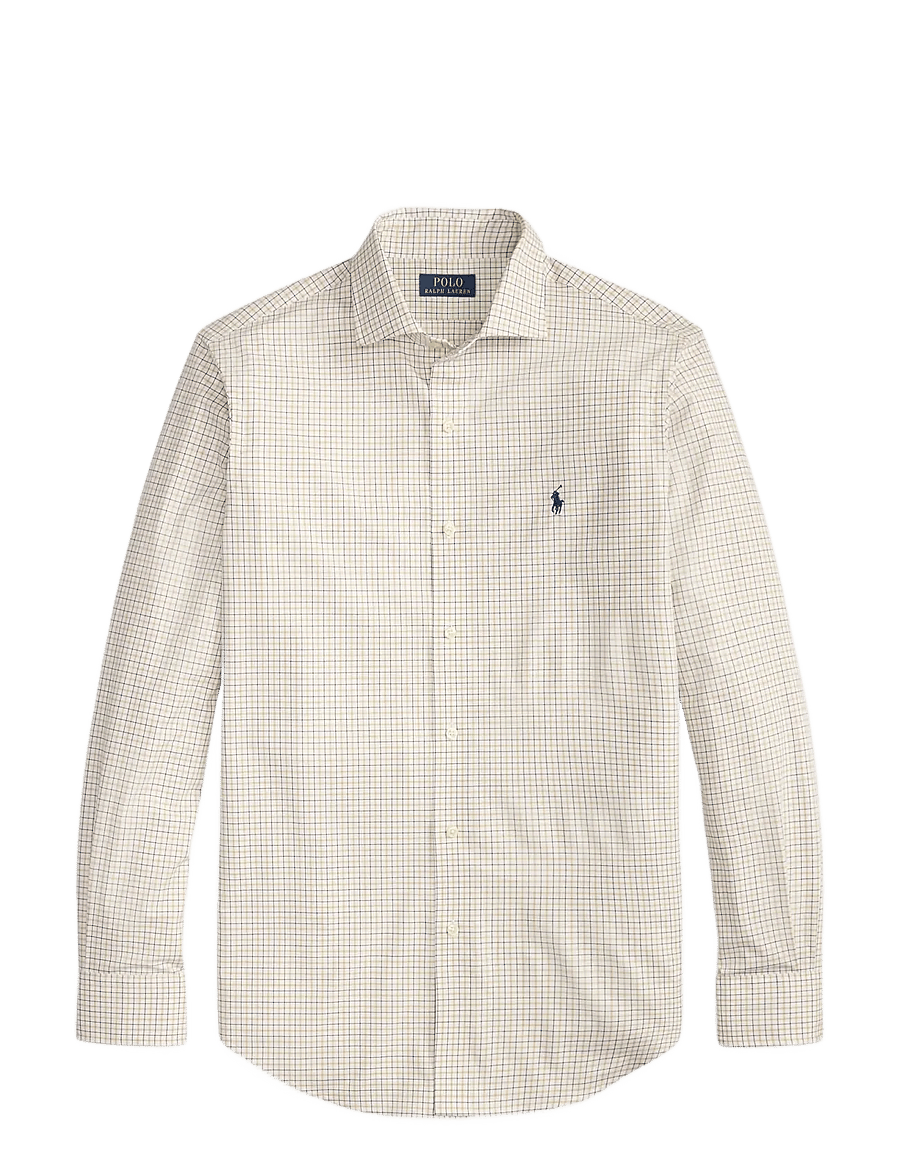 Polo Ralph Lauren - Slim Fit Stretch Poplin Shirt - ternede skjorter - 7111d white coast - 1