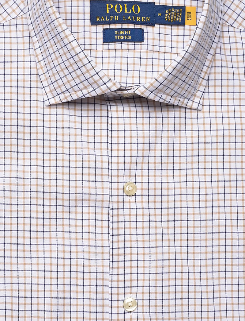 Polo Ralph Lauren - Slim Fit Stretch Poplin Shirt - ternede skjorter - 7111d white coast - 2