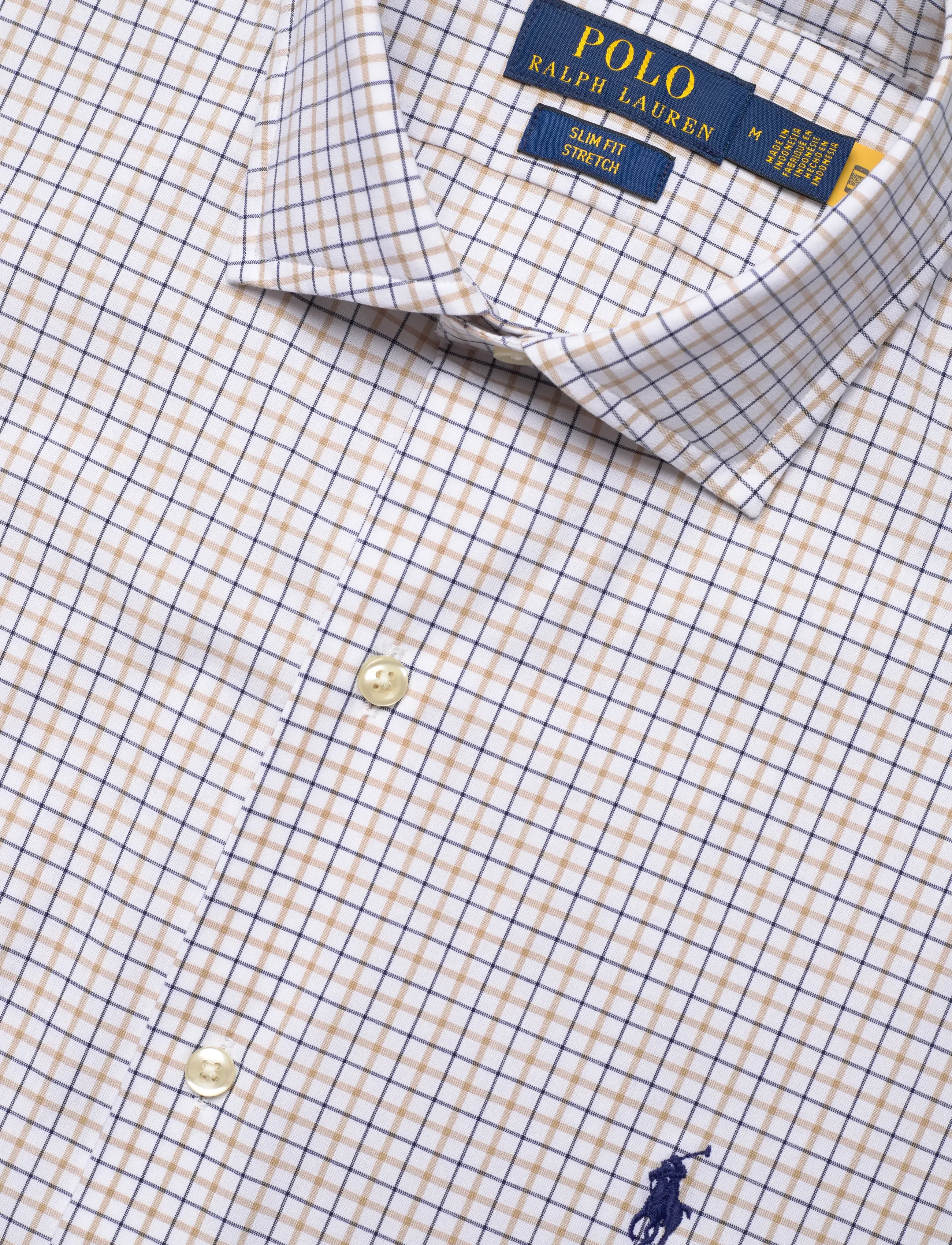 Polo Ralph Lauren - Slim Fit Stretch Poplin Shirt - ternede skjorter - 7111d white coast - 4