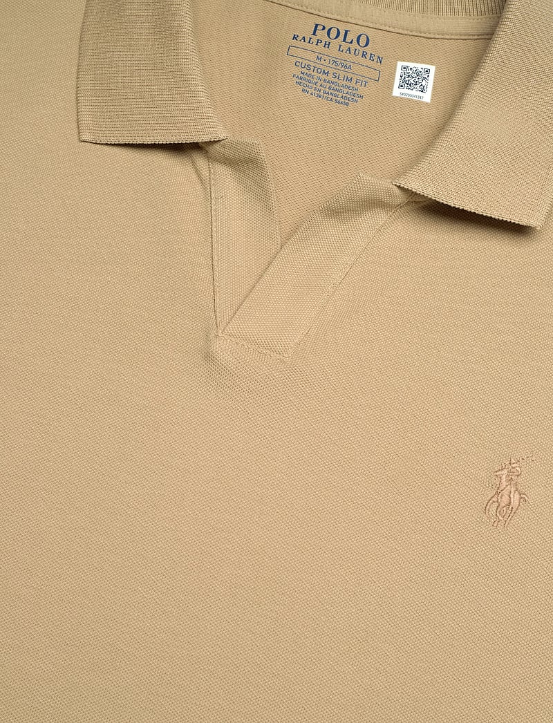 Polo Ralph Lauren - Custom Slim Fit Stretch Mesh Polo Shirt - kurzärmelig - coastal beige/c86 - 2