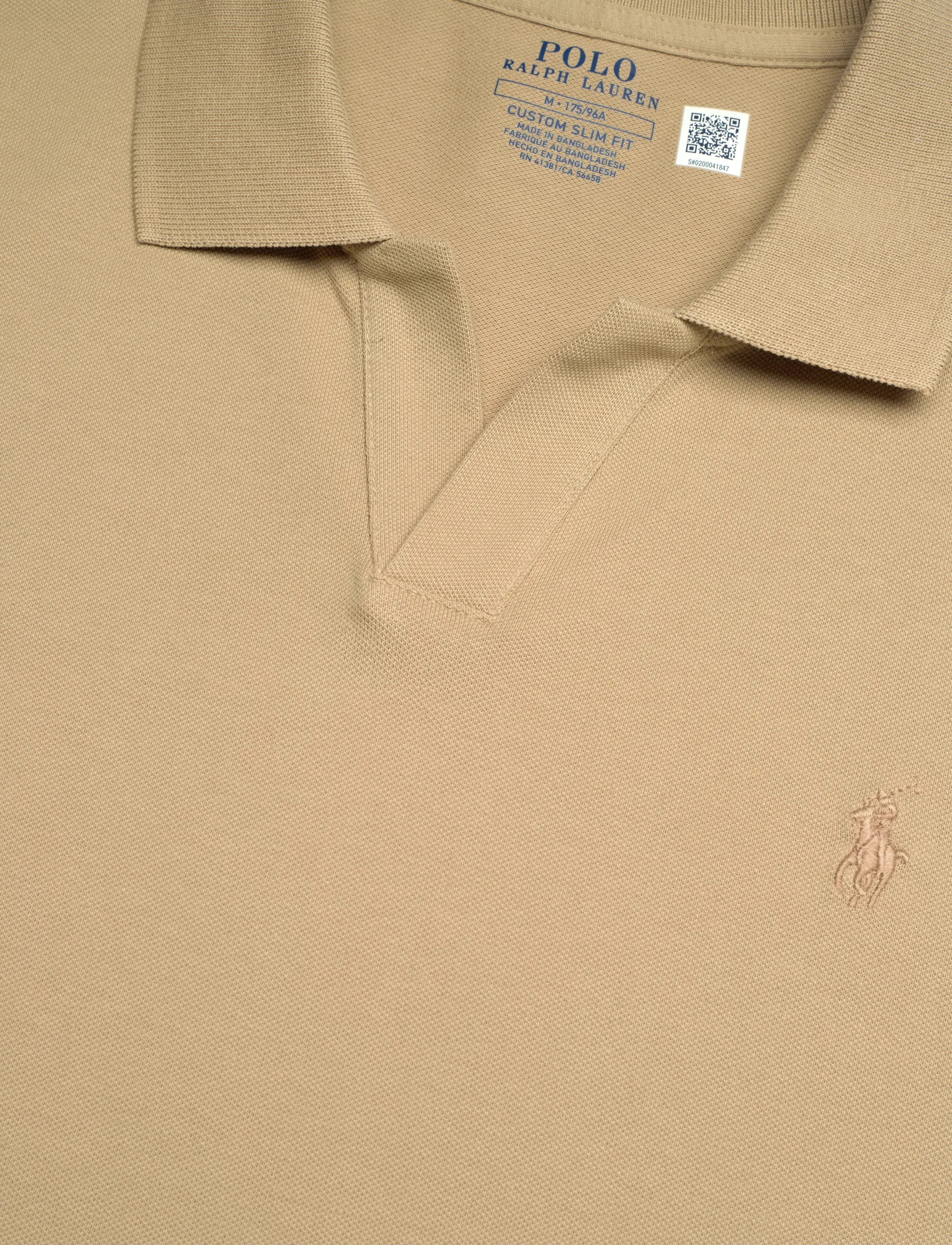 Polo Ralph Lauren - Custom Slim Fit Stretch Mesh Polo Shirt - short-sleeved polos - coastal beige/c86 - 2