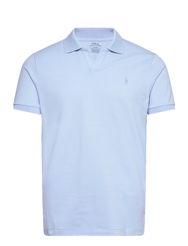 Polo Ralph Lauren - Custom Slim Fit Stretch Mesh Polo Shirt - kurzärmelig - office blue/c1714 - 0