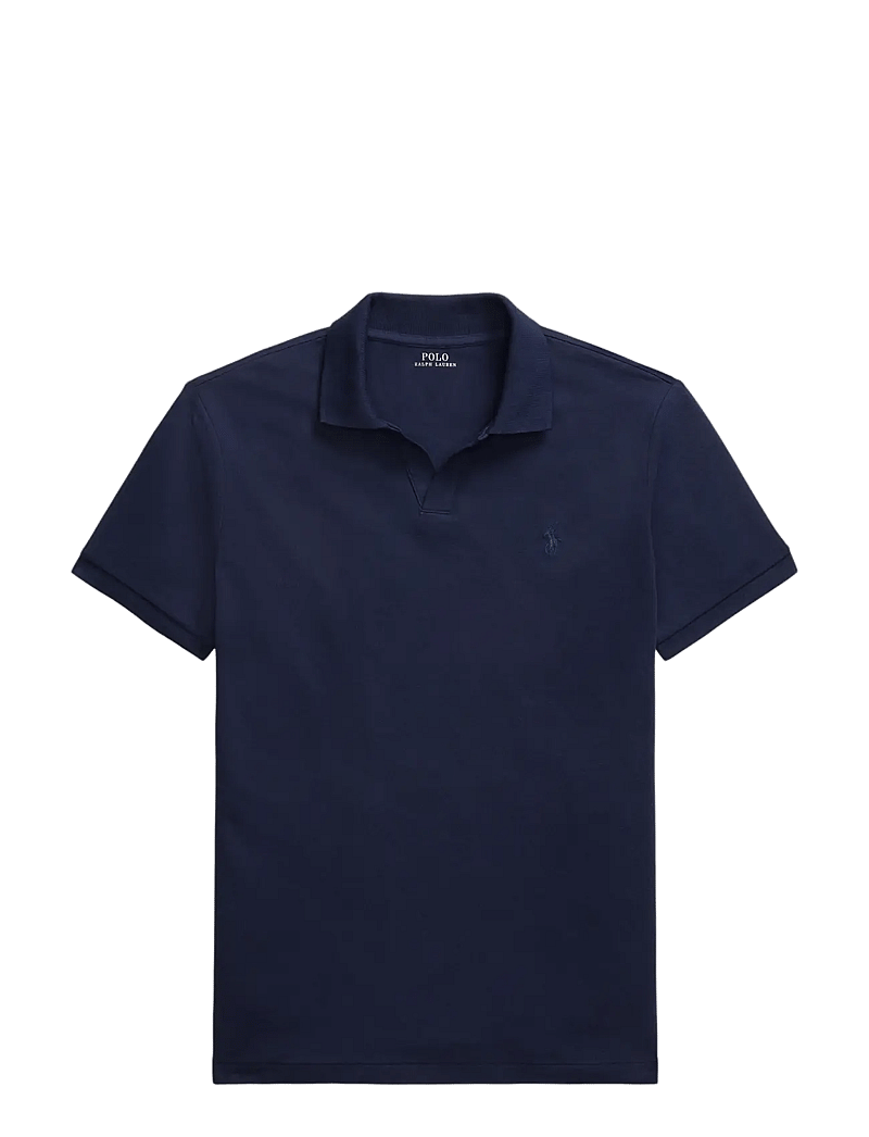 Polo Ralph Lauren - Custom Slim Fit Stretch Mesh Polo Shirt - short-sleeved polos - refined navy/c758 - 1