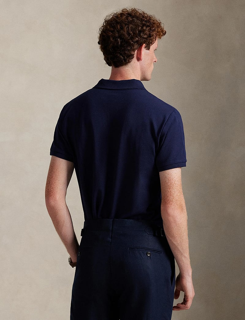 Polo Ralph Lauren - Custom Slim Fit Stretch Mesh Polo Shirt - kurzärmelig - refined navy/c758 - 2