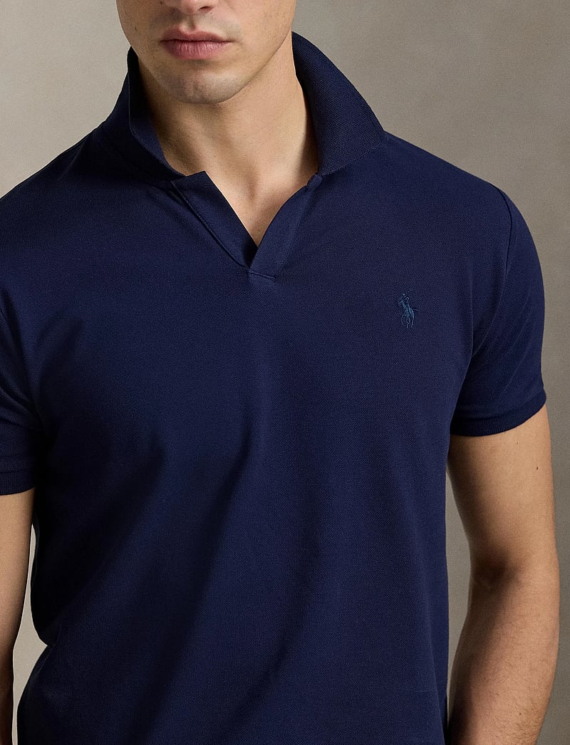 Polo Ralph Lauren - Custom Slim Fit Stretch Mesh Polo Shirt - kurzärmelig - refined navy/c758 - 4