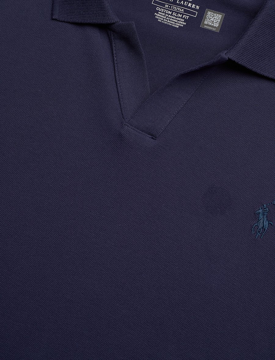 Polo Ralph Lauren - Custom Slim Fit Stretch Mesh Polo Shirt - kurzärmelig - refined navy/c758 - 5