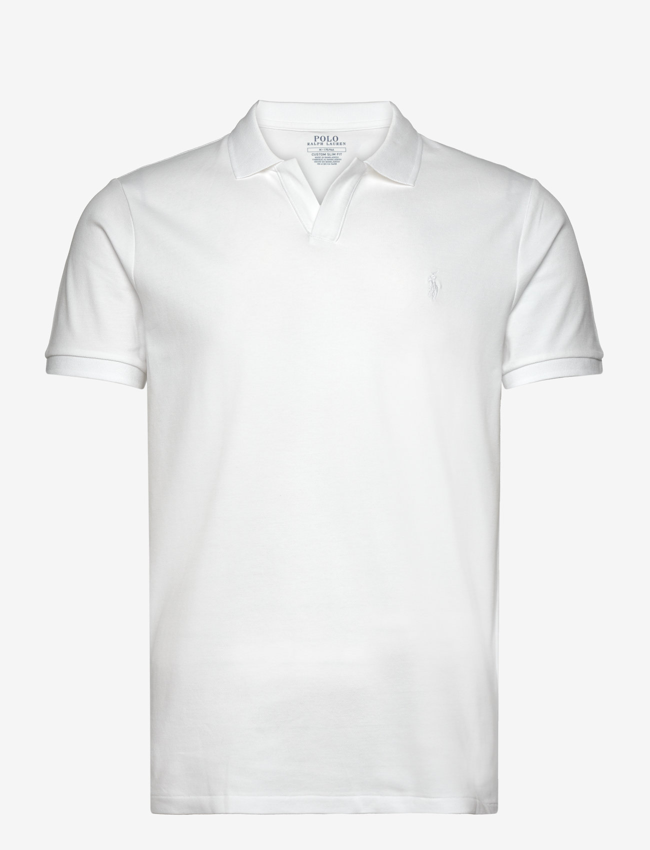 Polo Ralph Lauren - Custom Slim Fit Stretch Mesh Polo Shirt - krótki rękaw - white/c1730 - 1