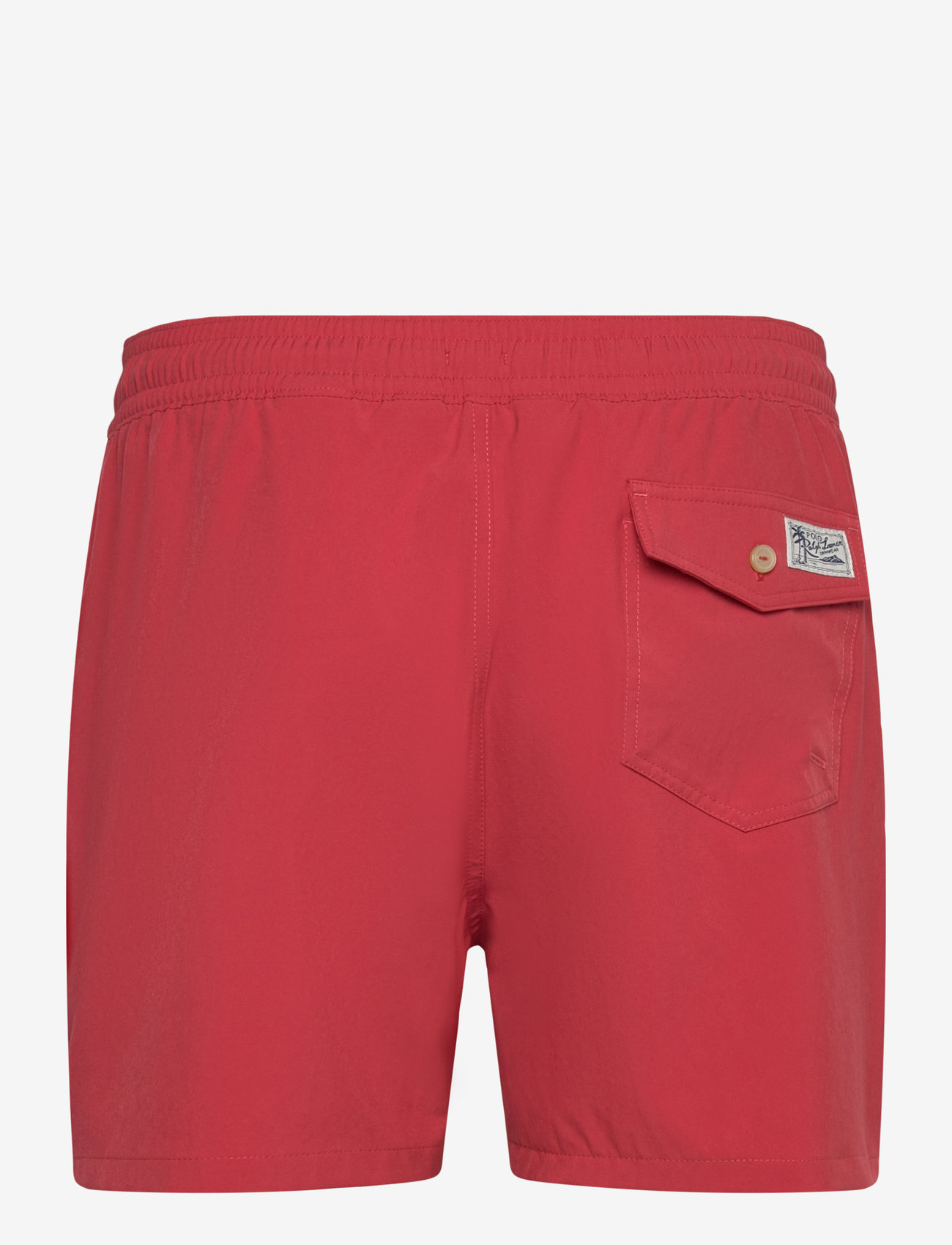 Polo Ralph Lauren - 4.5-Inch Traveler Slim Fit Swim Trunk - nantucket red - 1
