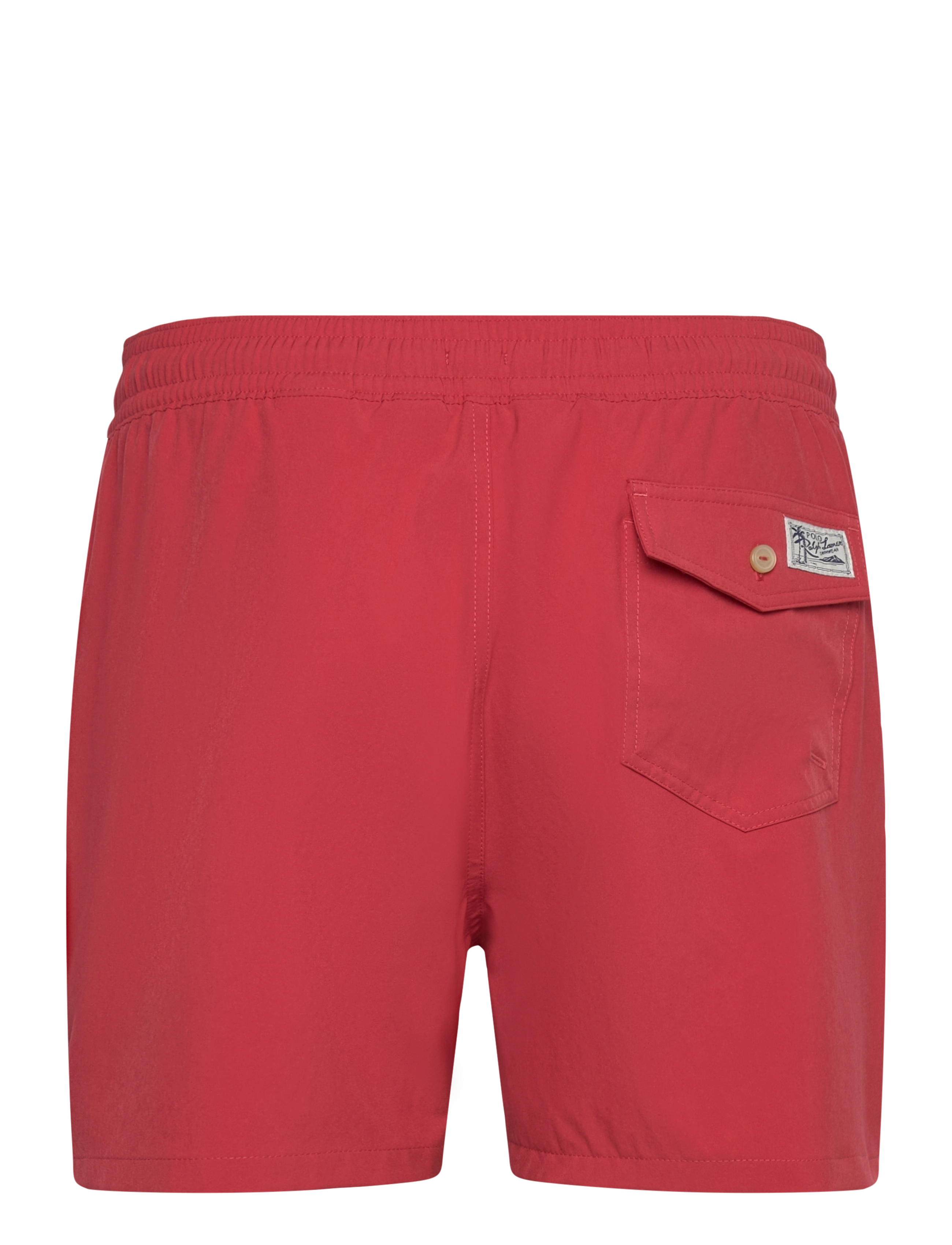 Polo Ralph Lauren - 4.5-Inch Traveler Slim Fit Swim Trunk - nantucket red - 1