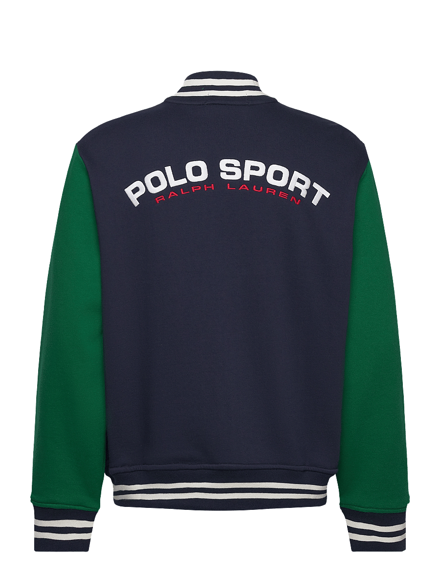 Polo Ralph Lauren - Polo Sport Fleece Baseball Jacket - cruise navy/tenni - 1