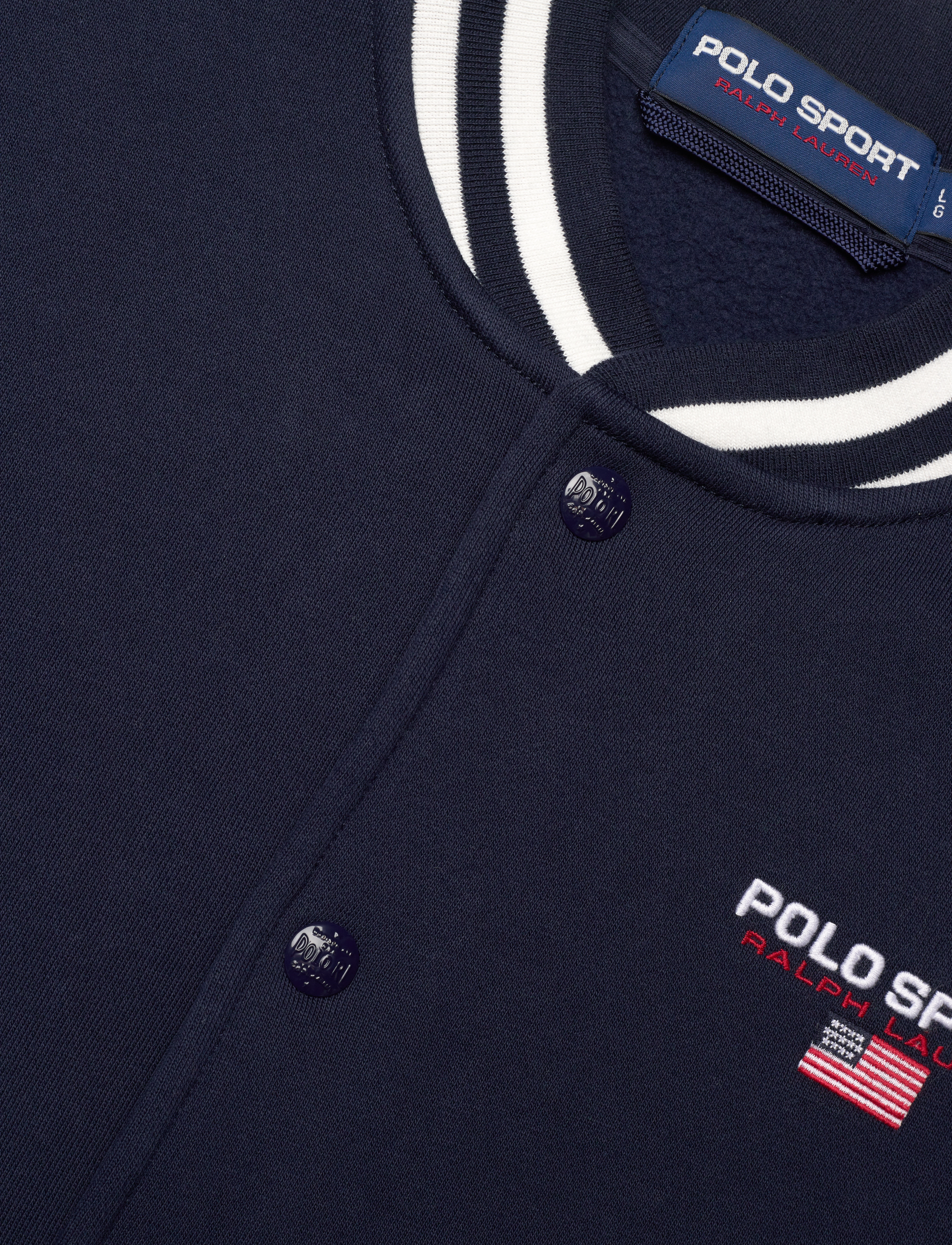 Polo Ralph Lauren - Polo Sport Fleece Baseball Jacket - cruise navy/tenni - 2