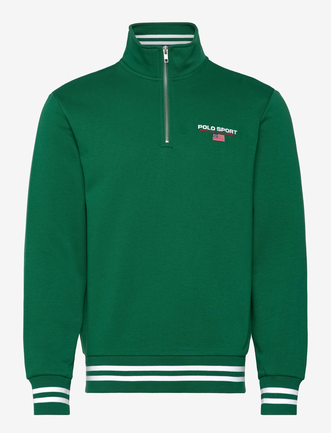 Polo Ralph Lauren - Polo Sport Fleece Quarter-Zip Sweatshirt - shop by occasion - tennis green - 0