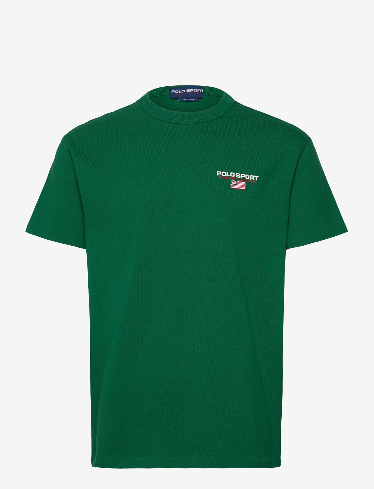 Polo Ralph Lauren - Classic Fit Polo Sport Jersey T-Shirt - short-sleeved t-shirts - tennis green - 0